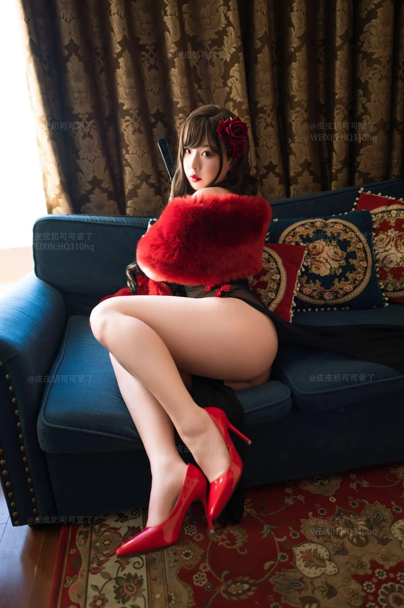 皮皮奶可可爱了啦 – NO.08 玫瑰 [50P]插图1