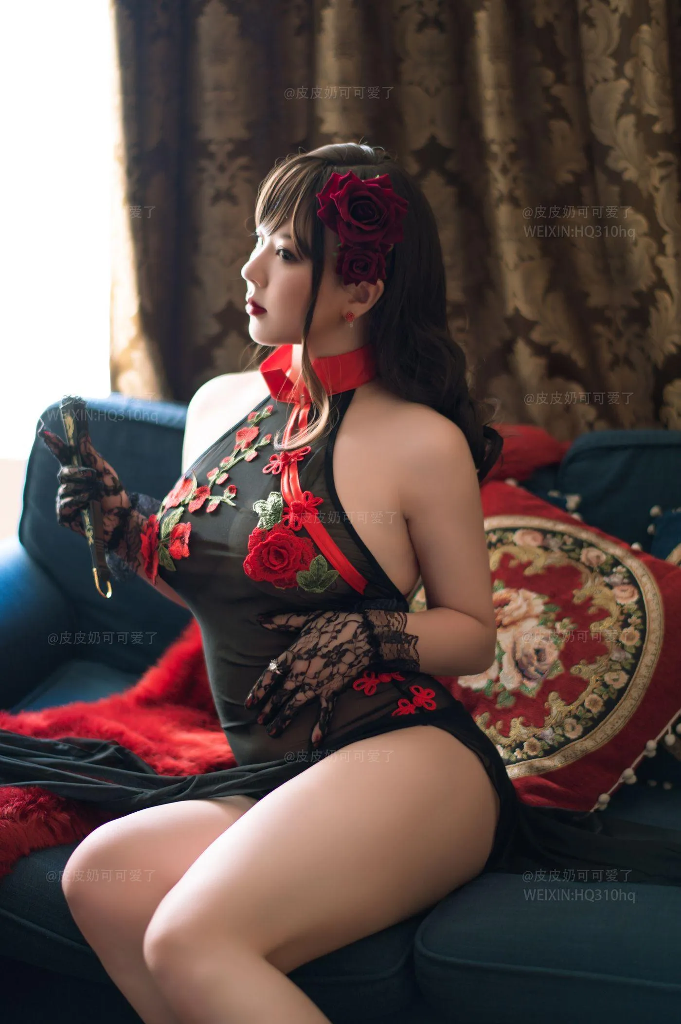 皮皮奶可可爱了啦 – NO.08 玫瑰 [50P]插图1