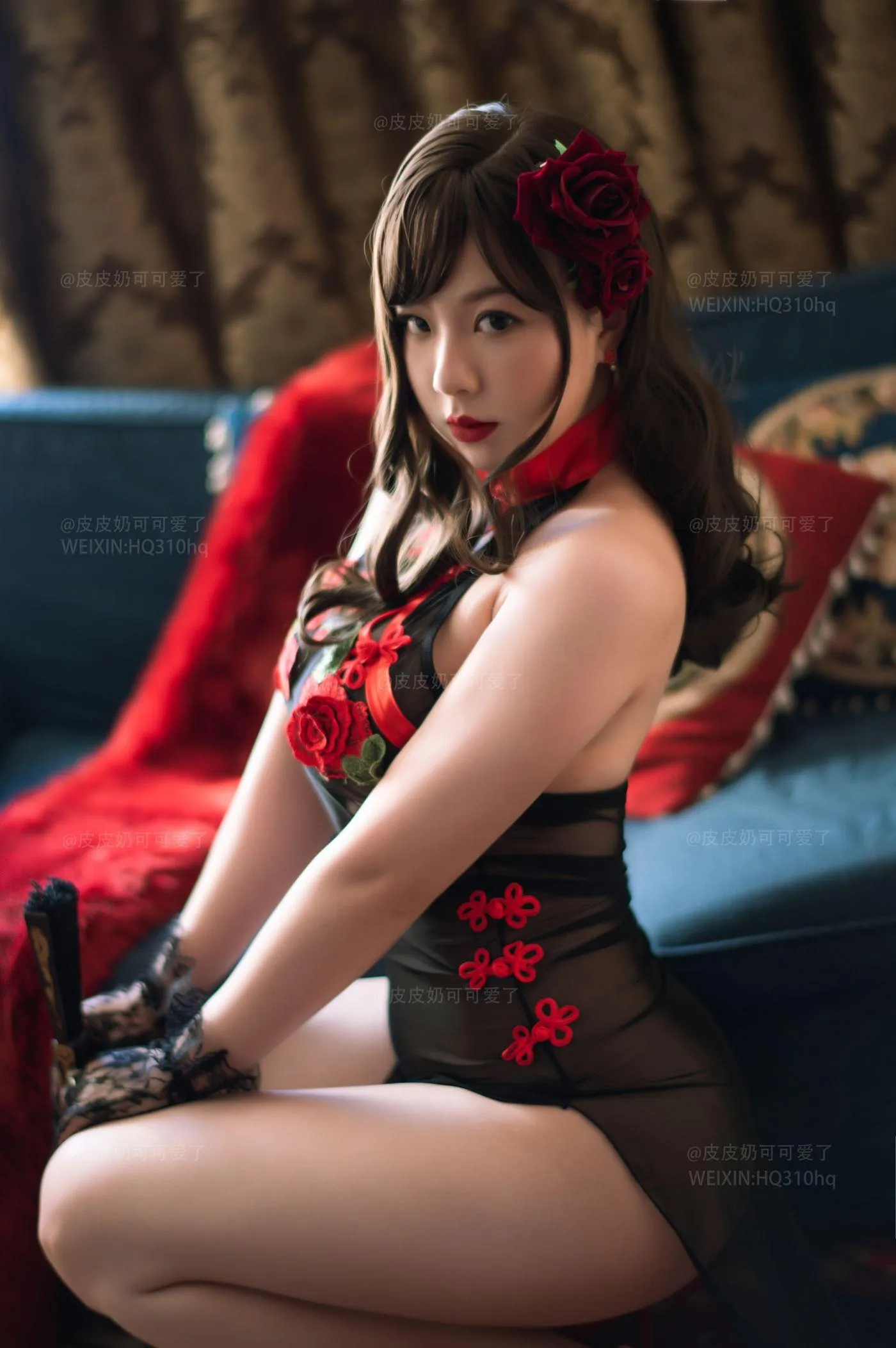 皮皮奶可可爱了啦 – NO.08 玫瑰 [50P]插图3