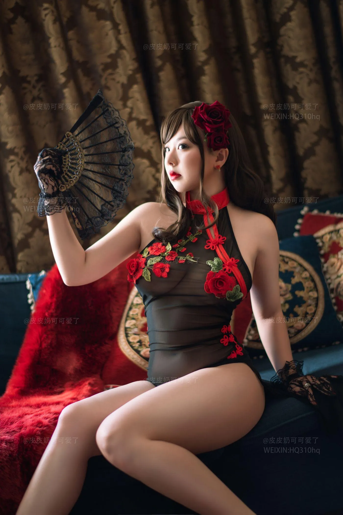 皮皮奶可可爱了啦 – NO.08 玫瑰 [50P]插图4