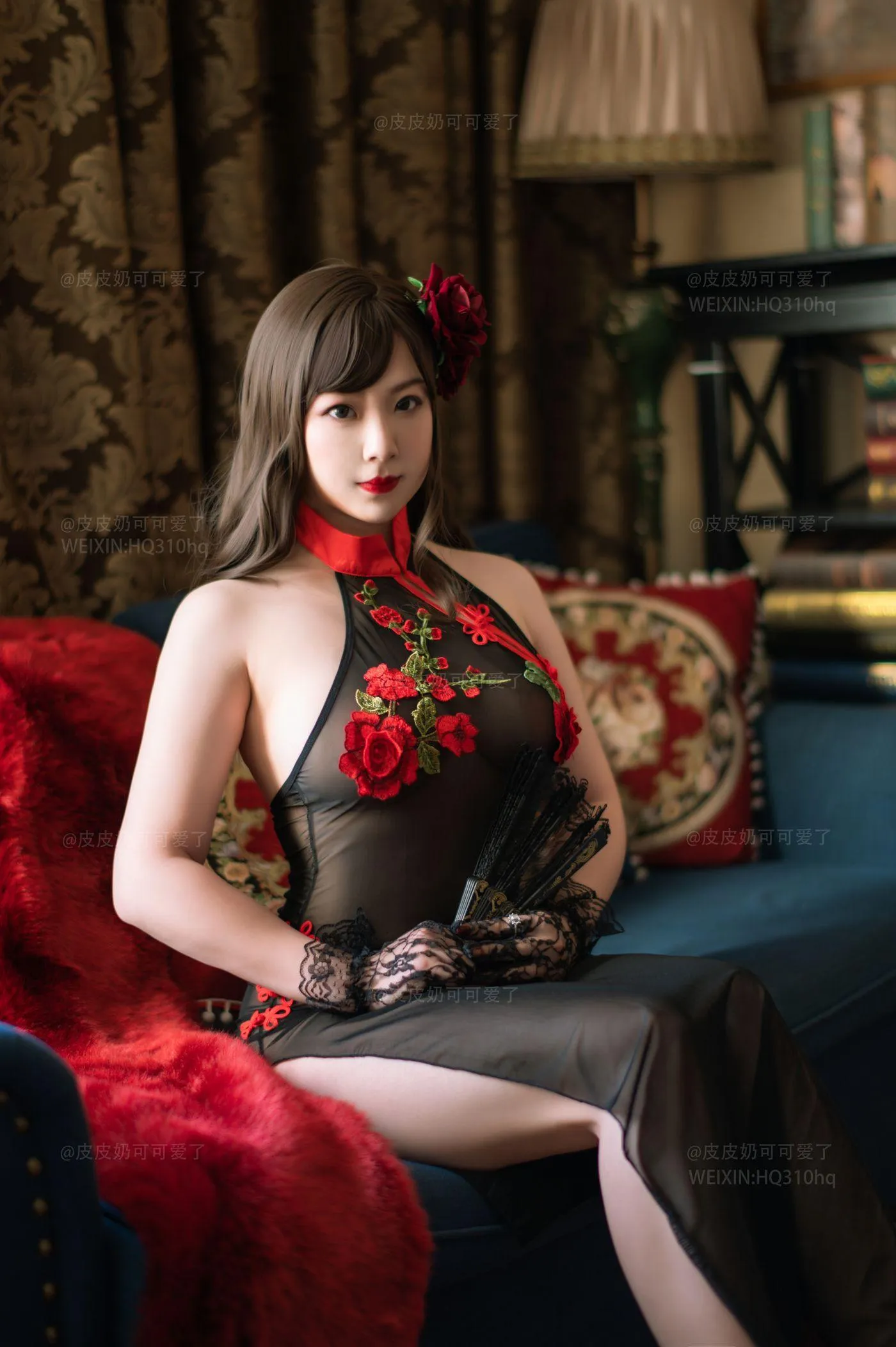 皮皮奶可可爱了啦 – NO.08 玫瑰 [50P]插图5