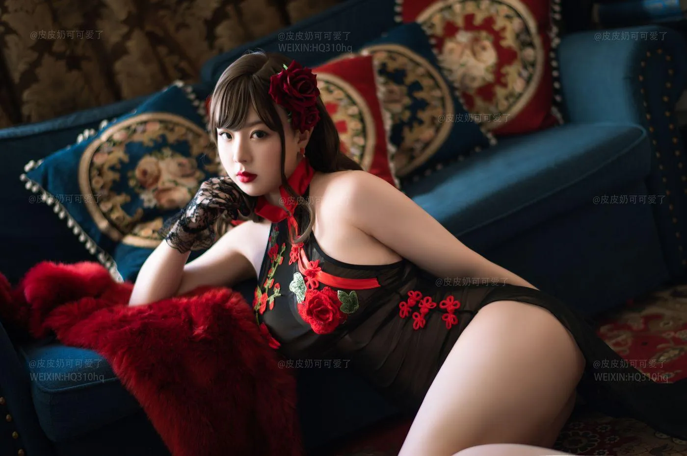 皮皮奶可可爱了啦 – NO.08 玫瑰 [50P]插图5