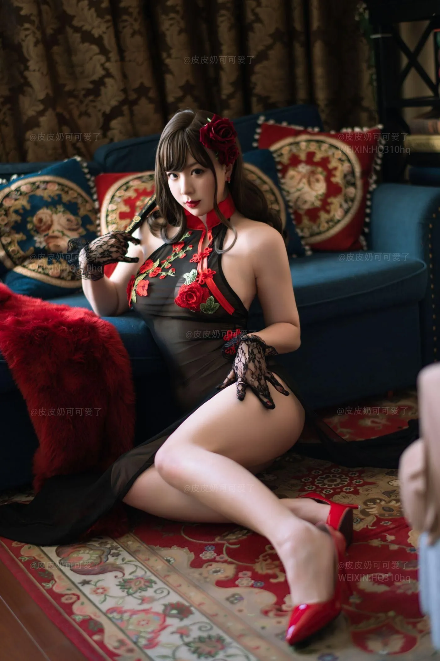 皮皮奶可可爱了啦 – NO.08 玫瑰 [50P]插图6
