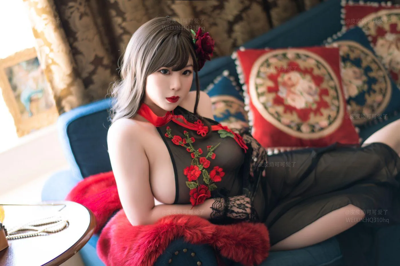 皮皮奶可可爱了啦 – NO.08 玫瑰 [50P]插图1