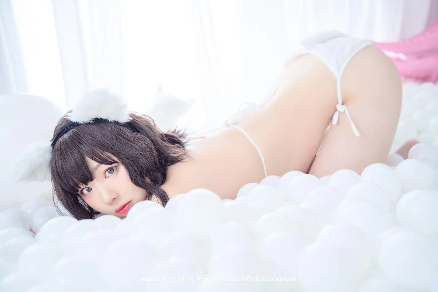 皮皮奶可可爱了啦 – NO.09 白猫 [50P]插图4