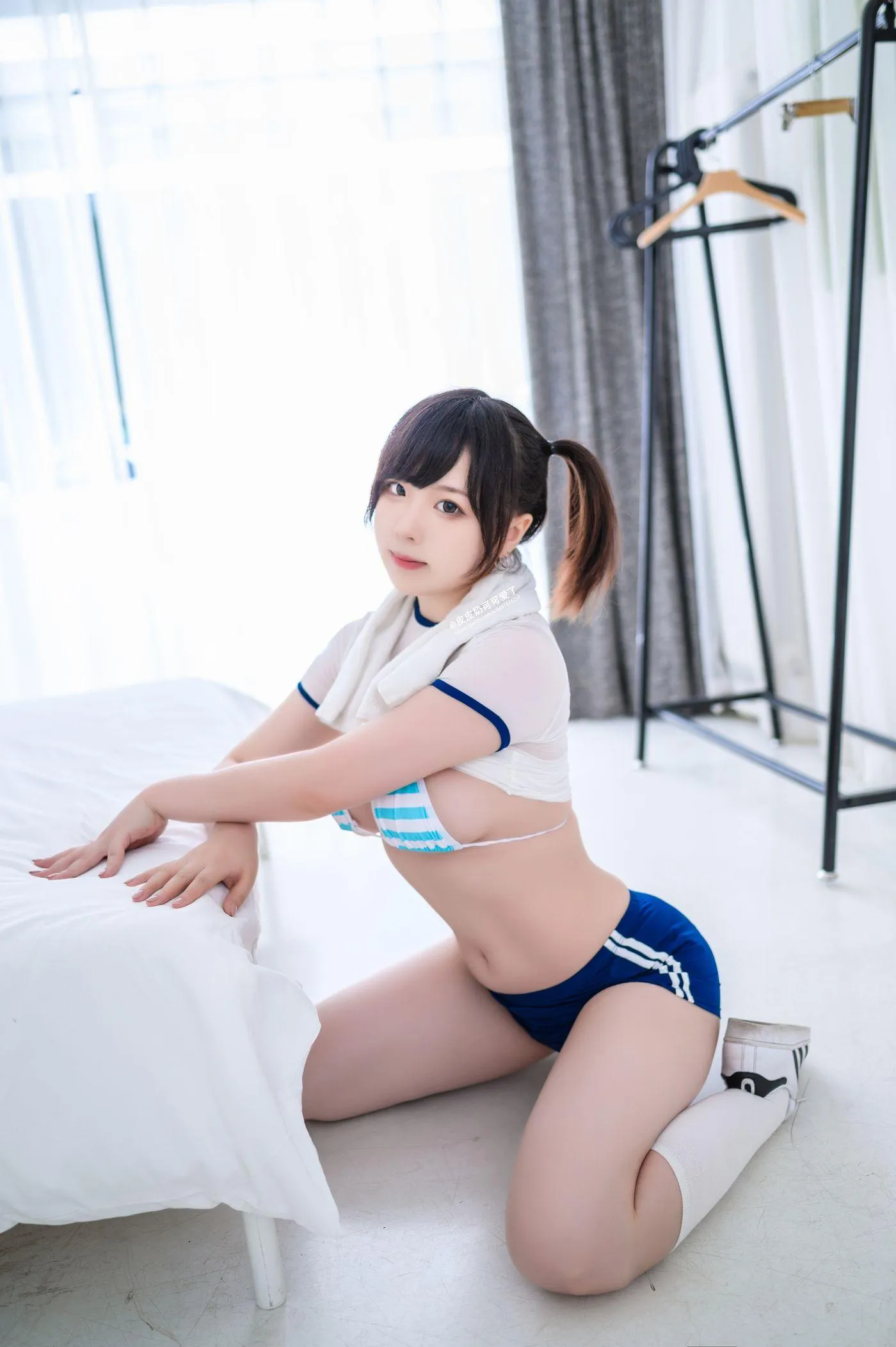 皮皮奶可可爱了啦 – NO.16 透视体操服 [50P]插图9