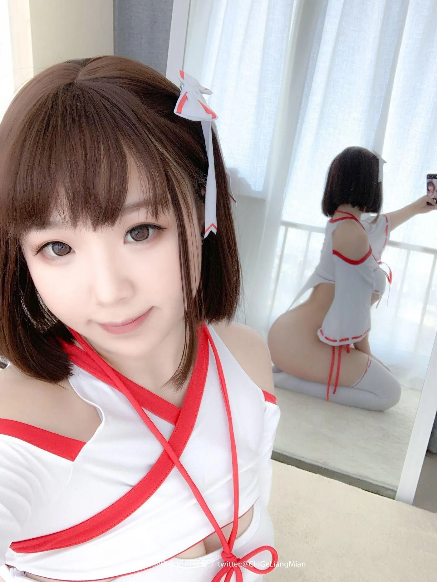 皮皮奶可可爱了啦 – NO.19 高叉巫女 [73P]插图7