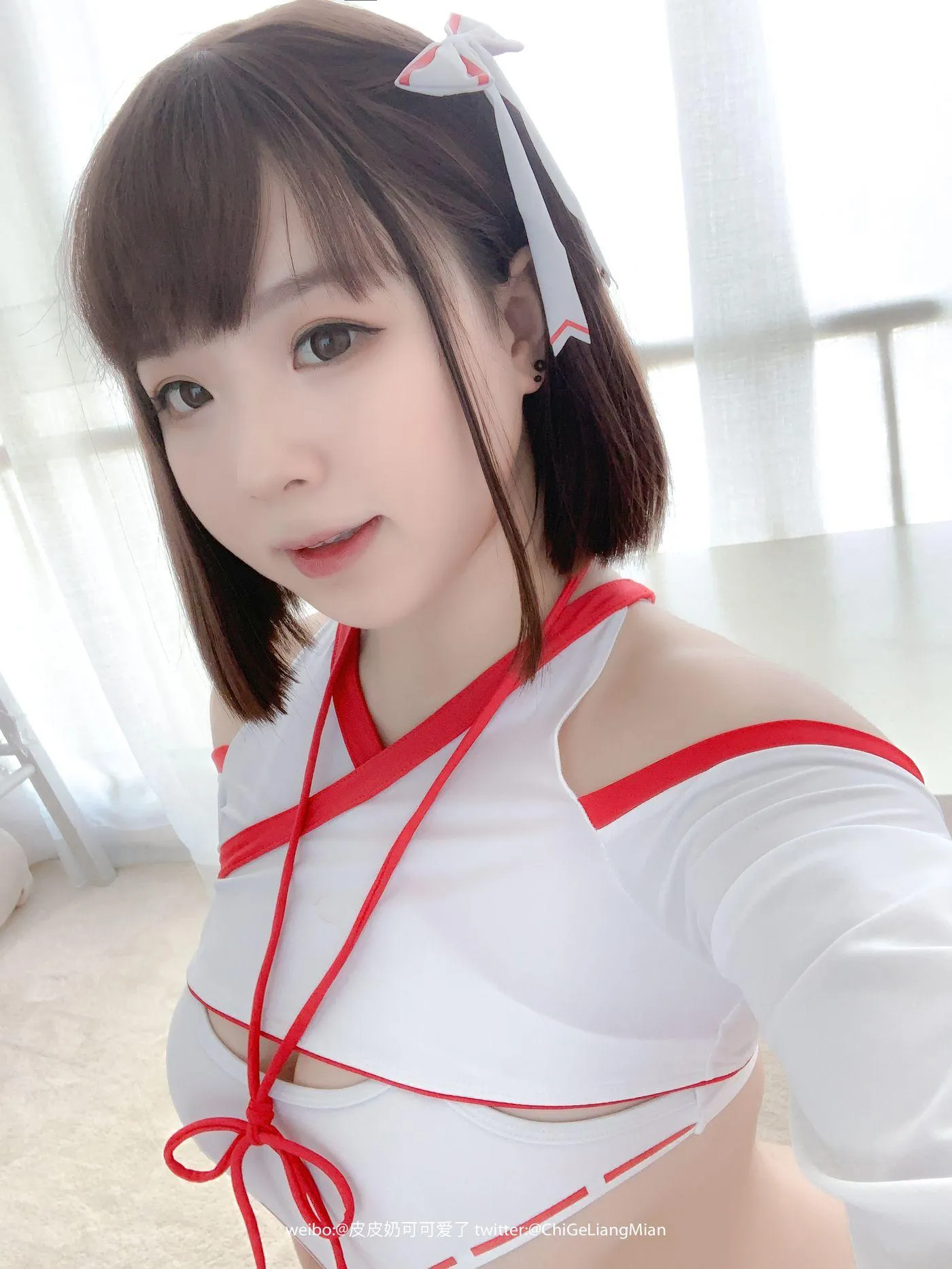 皮皮奶可可爱了啦 – NO.19 高叉巫女 [73P]插图1