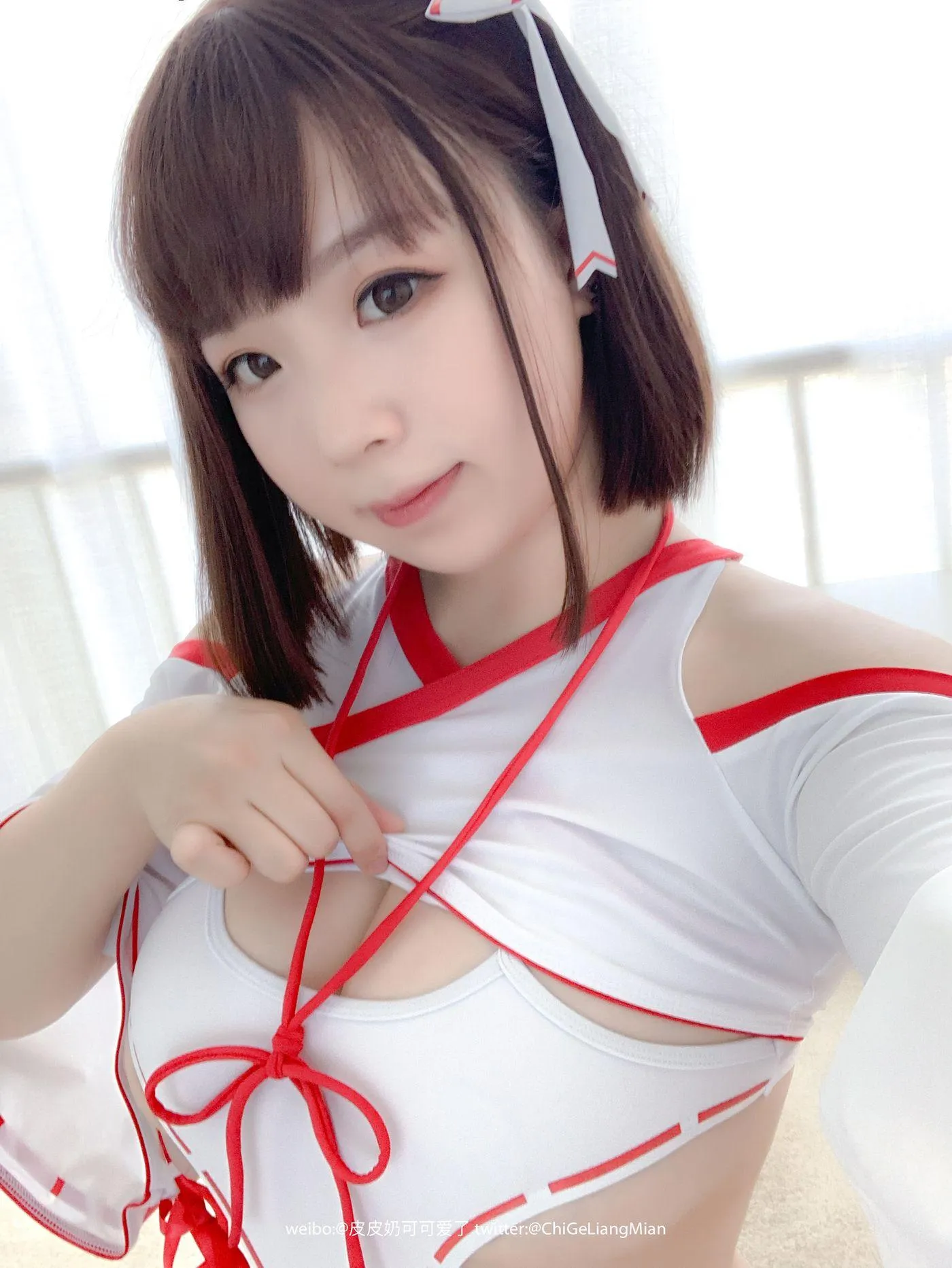 皮皮奶可可爱了啦 – NO.19 高叉巫女 [73P]插图2