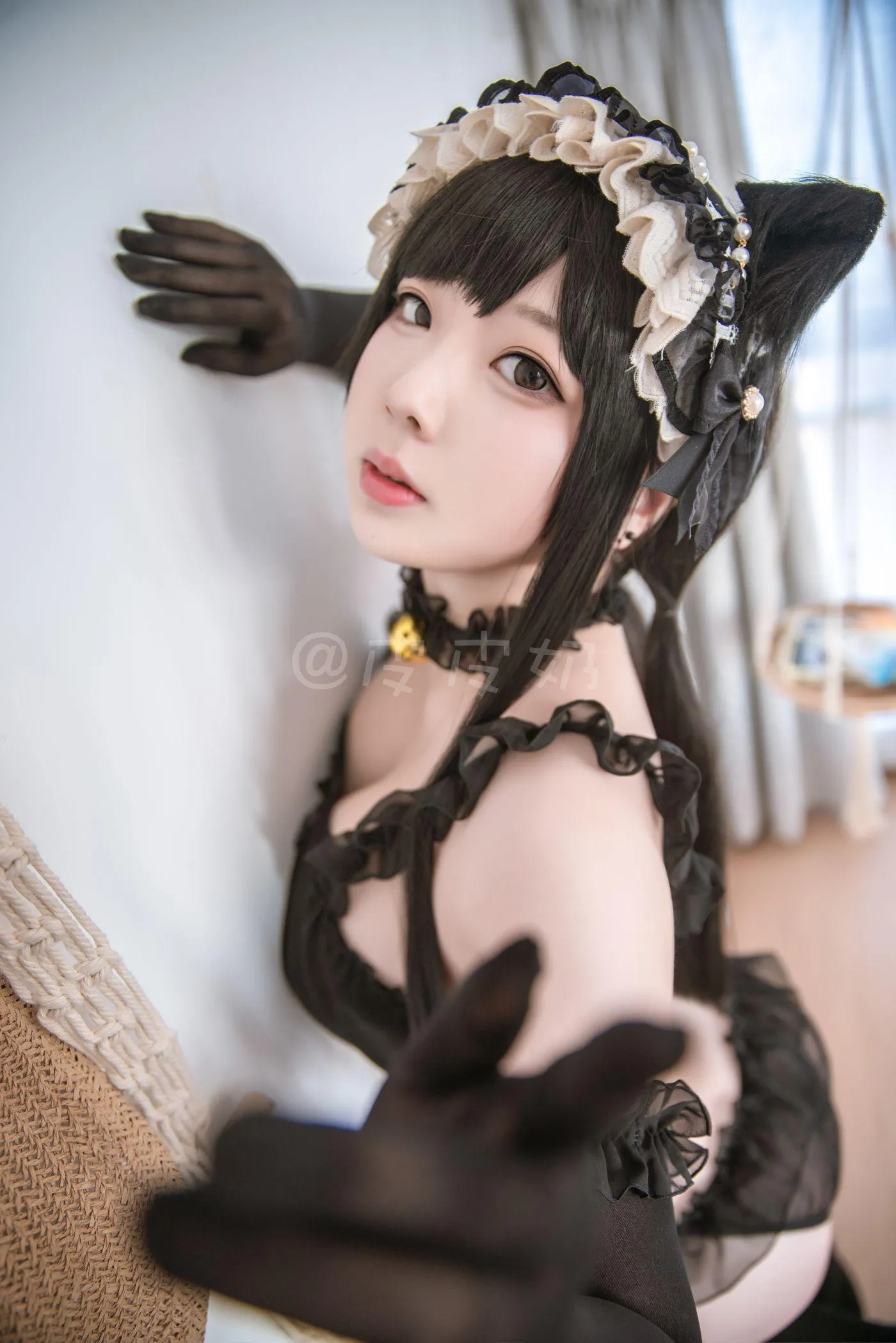 皮皮奶可可爱了啦 – NO.23 黑猫套装 [55P]插图5