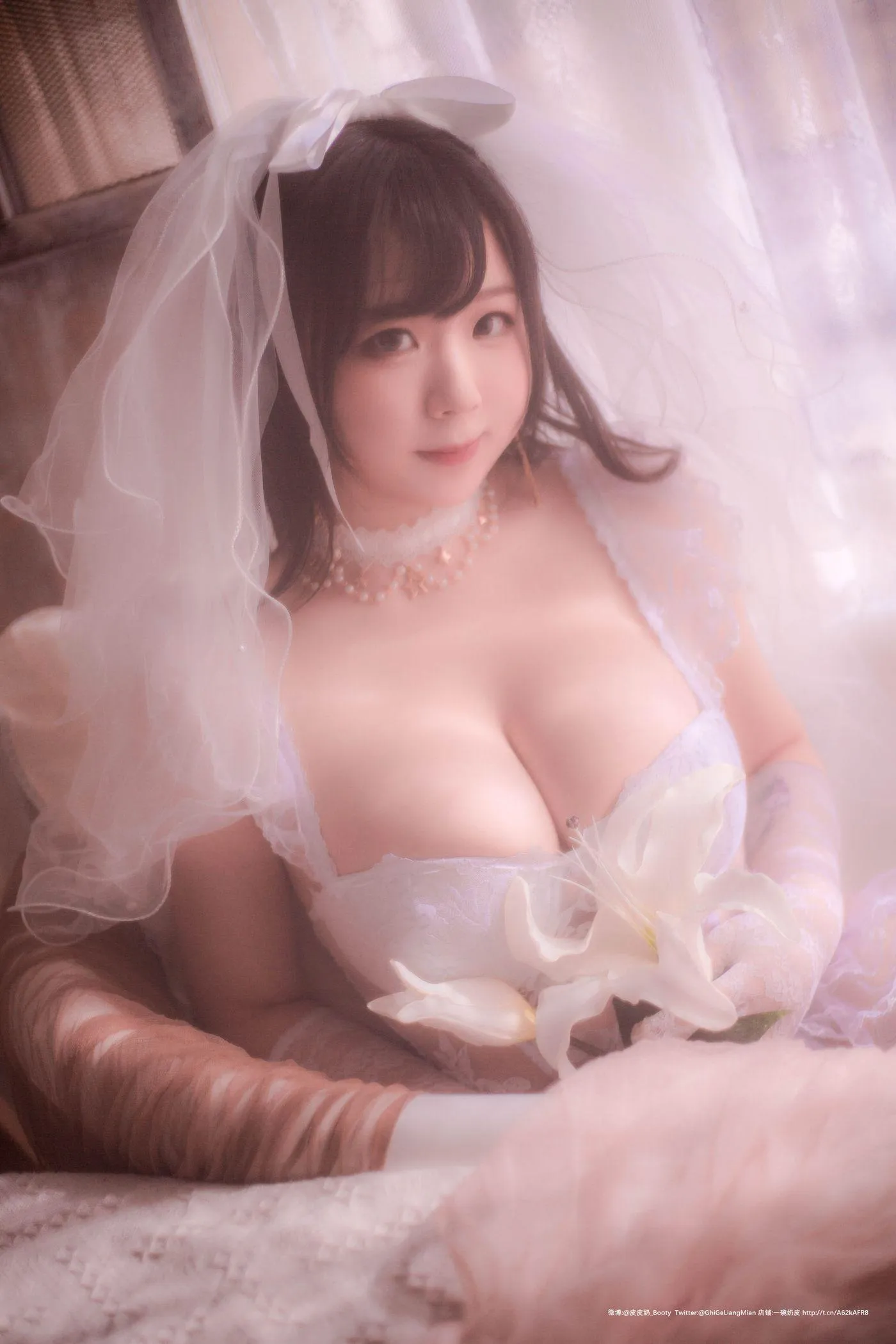 皮皮奶可可爱了啦 – NO.28 朦胧婚纱 [66P]插图8