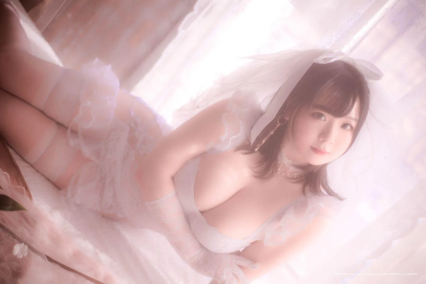皮皮奶可可爱了啦 – NO.28 朦胧婚纱 [66P]插图
