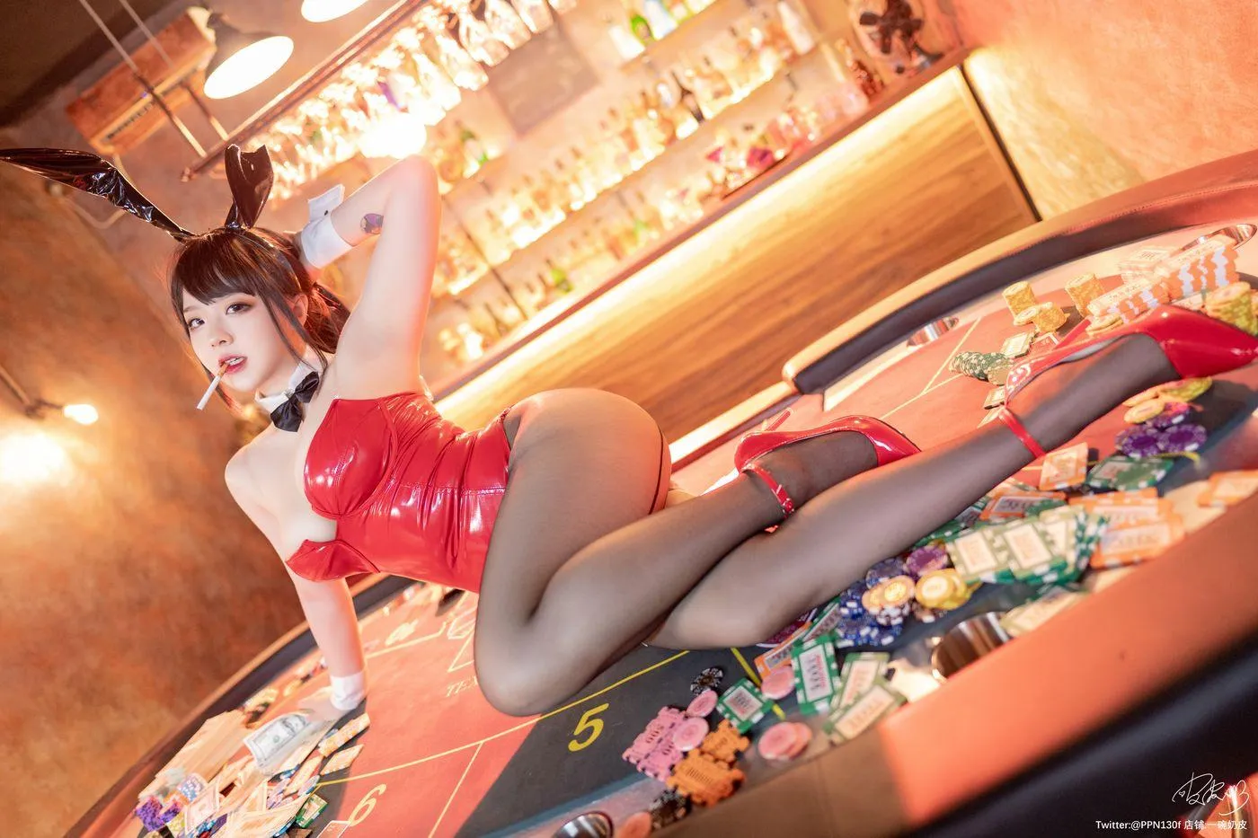皮皮奶可可爱了啦 – NO.34 元旦兔女郎 [47P]插图7