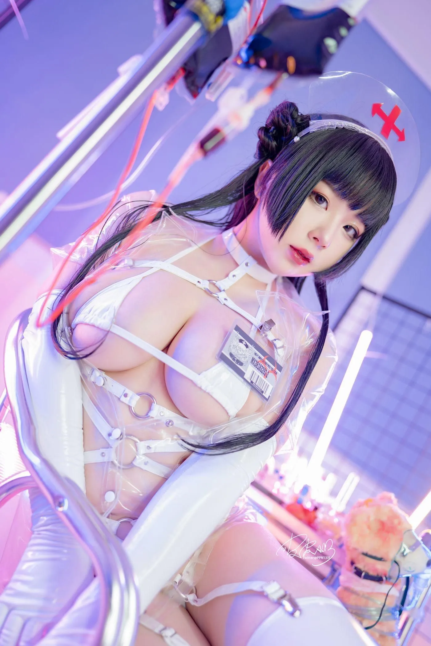 皮皮奶可可爱了啦 – NO.36 透明护士 [34P]插图6