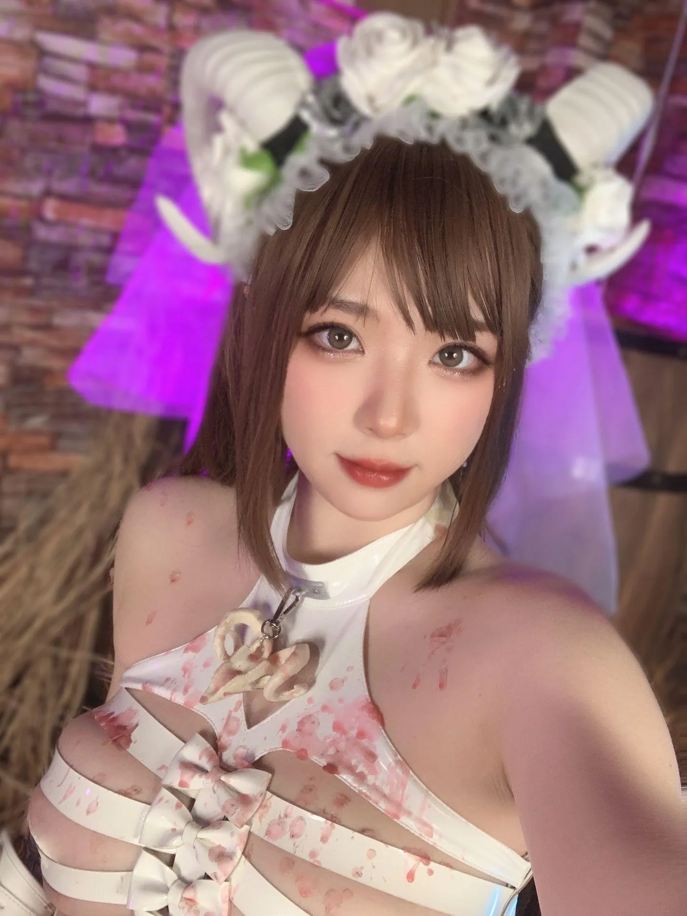 皮皮奶可可爱了啦 – NO.43 Vol.28 地狱新娘-自拍 [11P]插图5