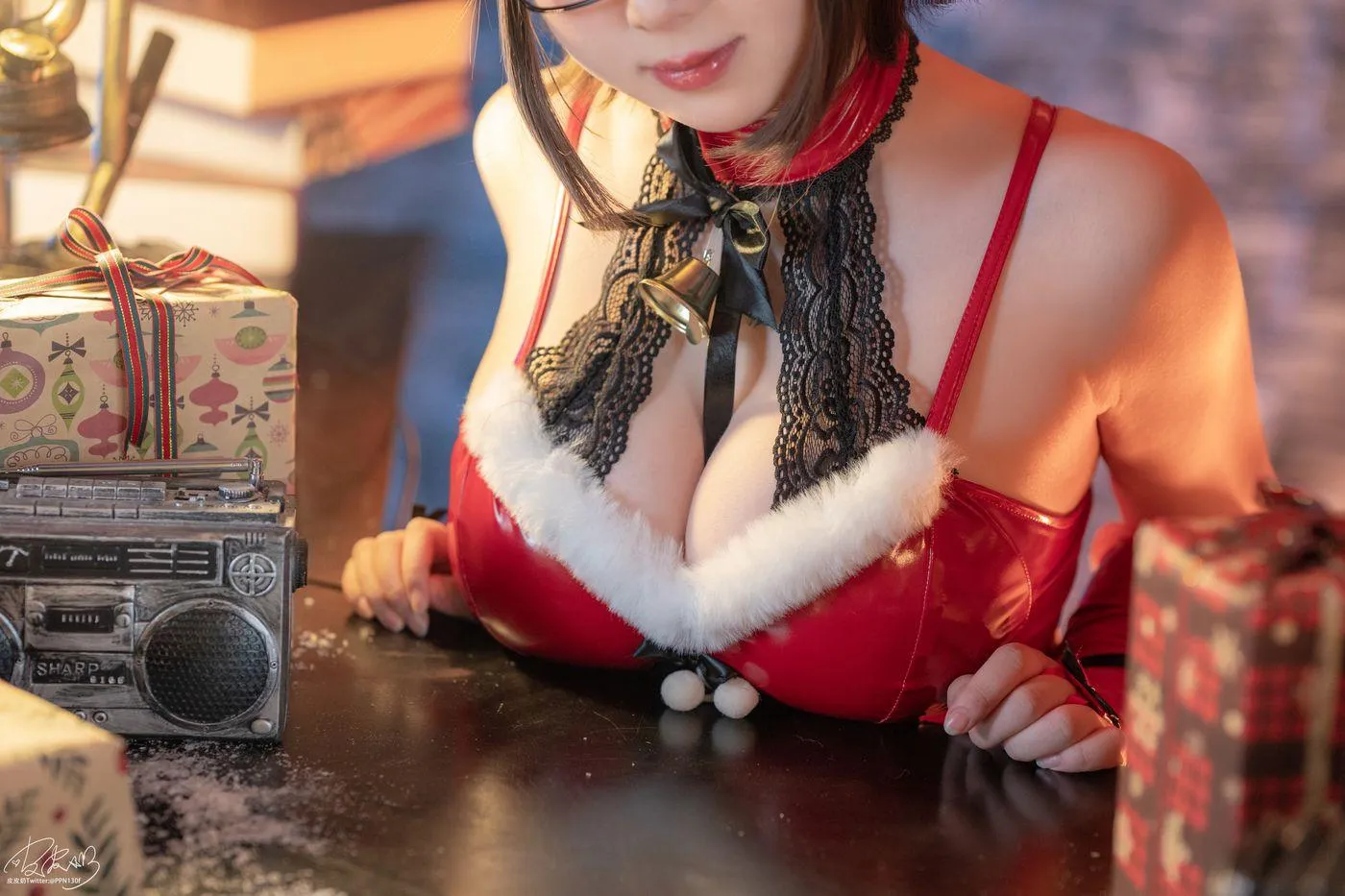 皮皮奶可可爱了啦 – NO.44 Vol.29 圣诞痴女 [60P]插图1