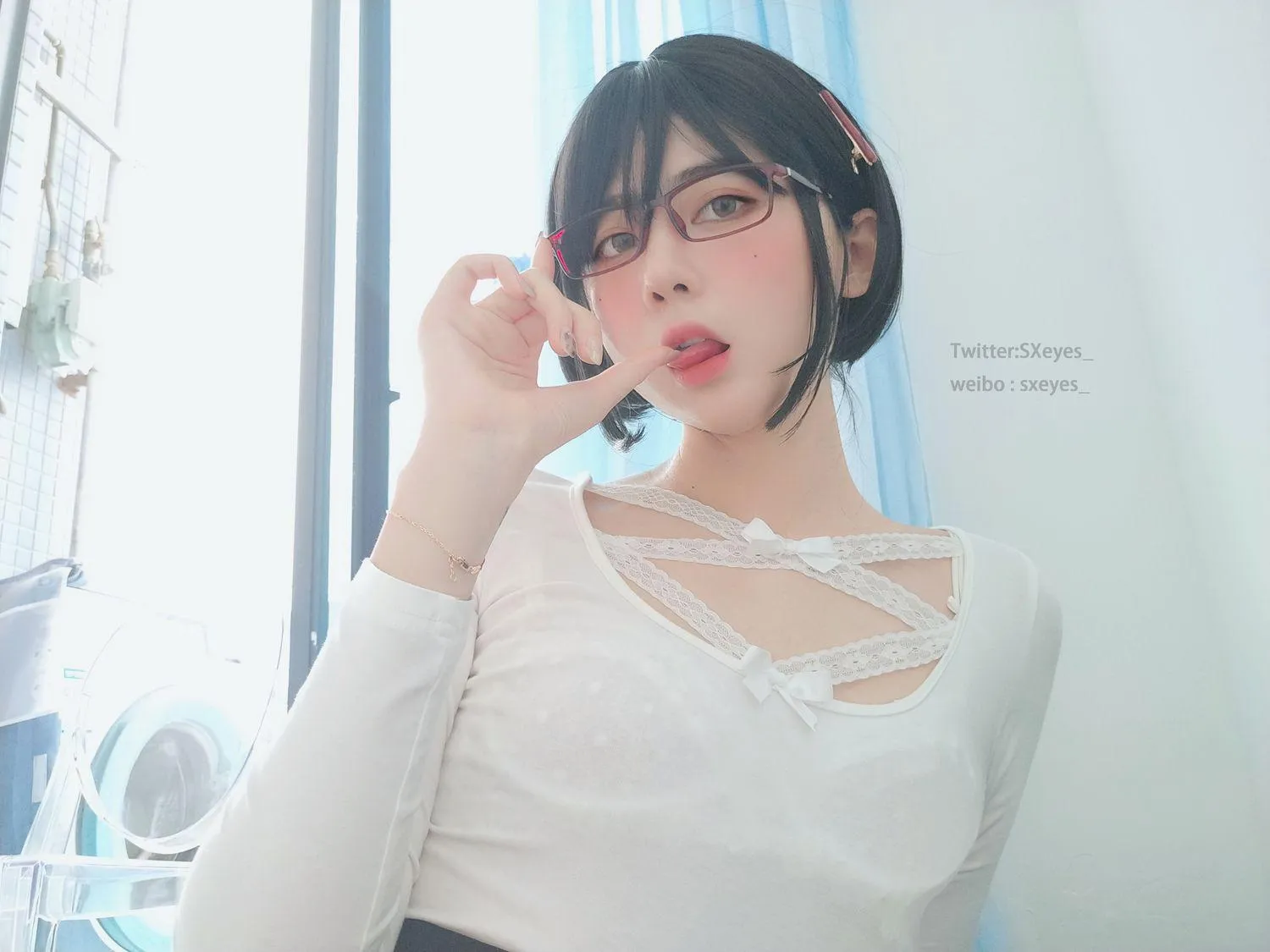 眼酱大魔王w Vol.13 白蕾丝姐姐 [27P]插图5
