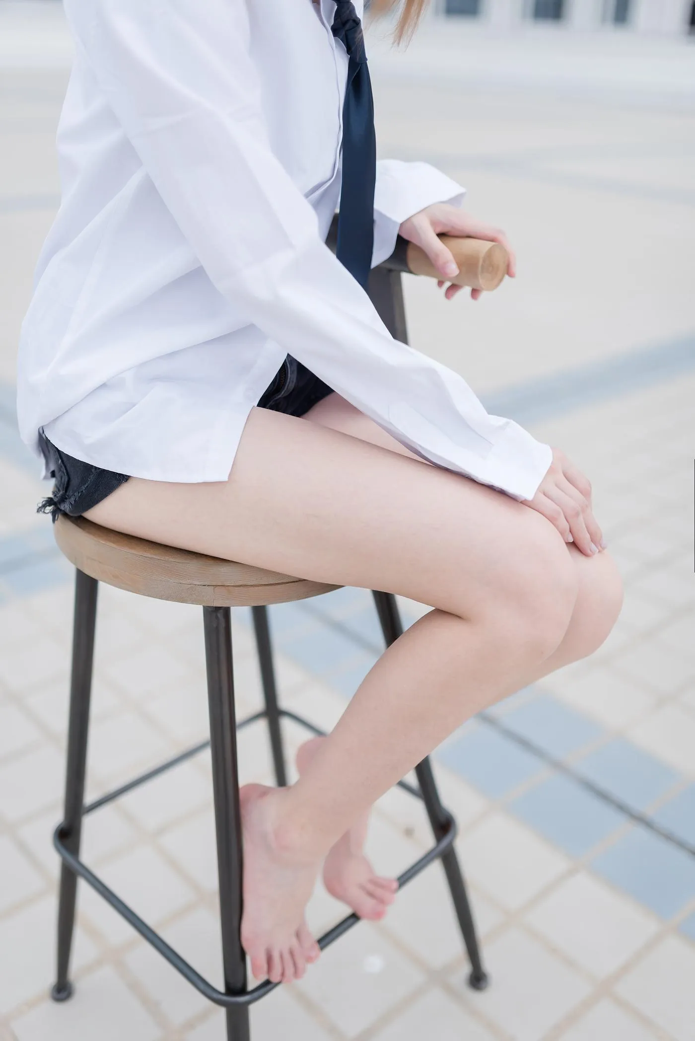 祖木子 – 裸脚白衬衫 · 足控福利 [46P]插图8