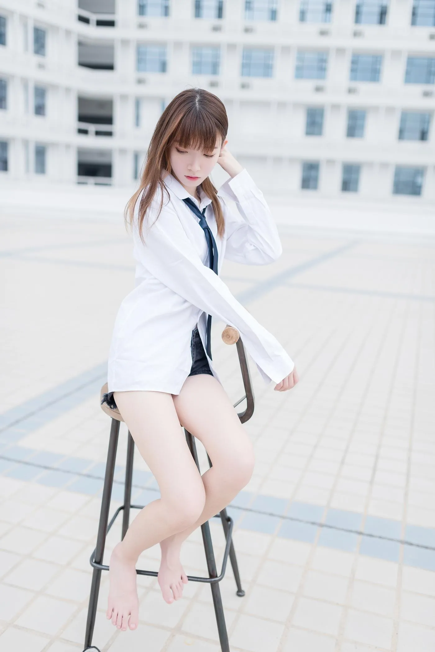 祖木子 – 裸脚白衬衫 · 足控福利 [46P]插图9