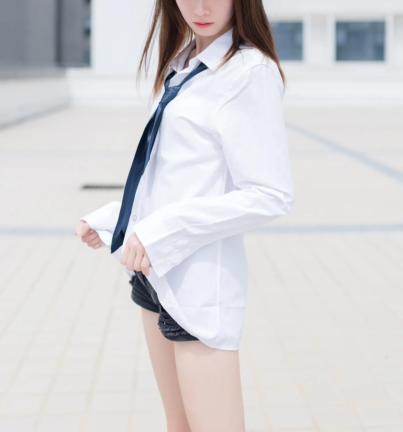 祖木子 – 裸脚白衬衫 · 足控福利 [46P]插图4