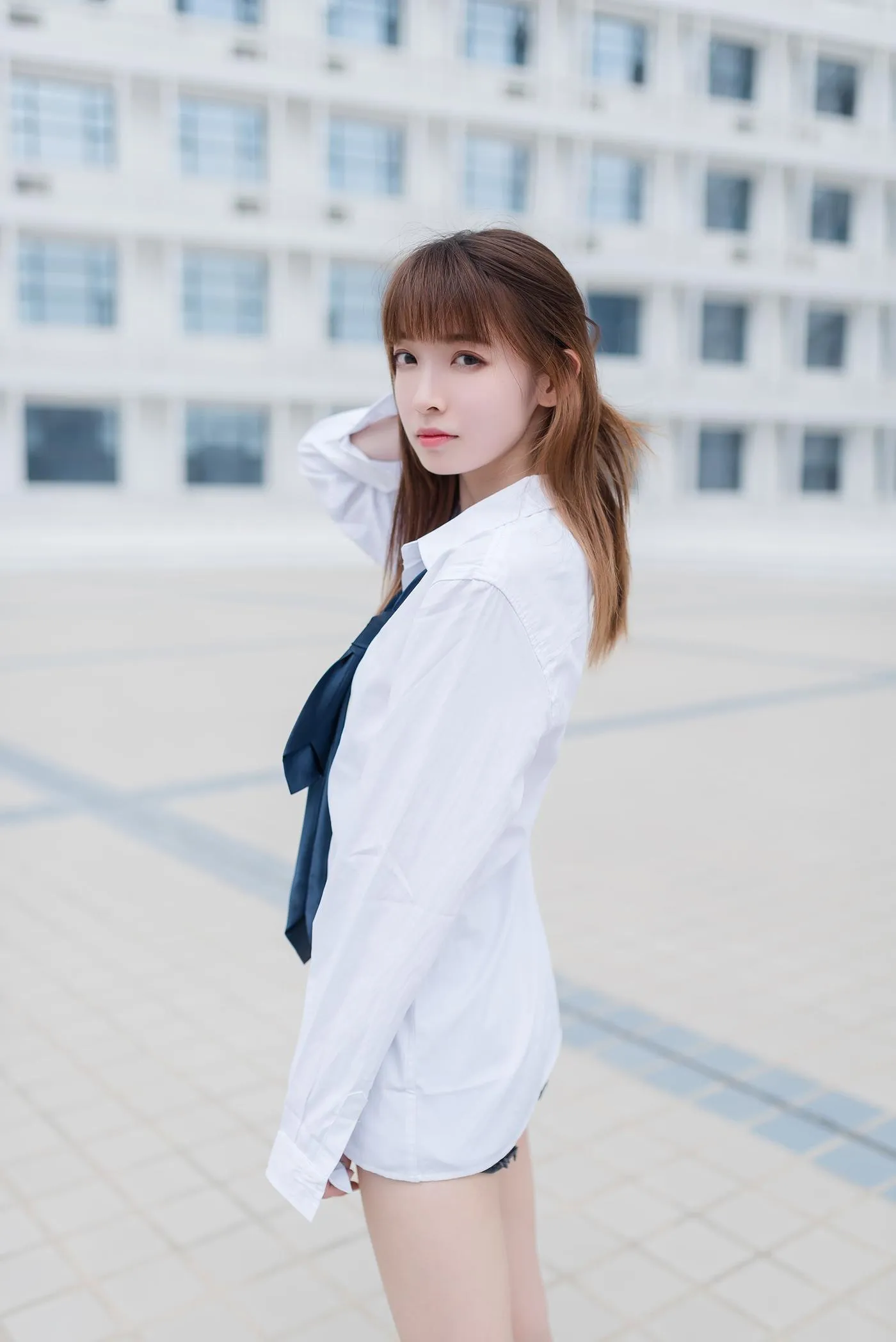 祖木子 – 裸脚白衬衫 · 足控福利 [46P]插图5