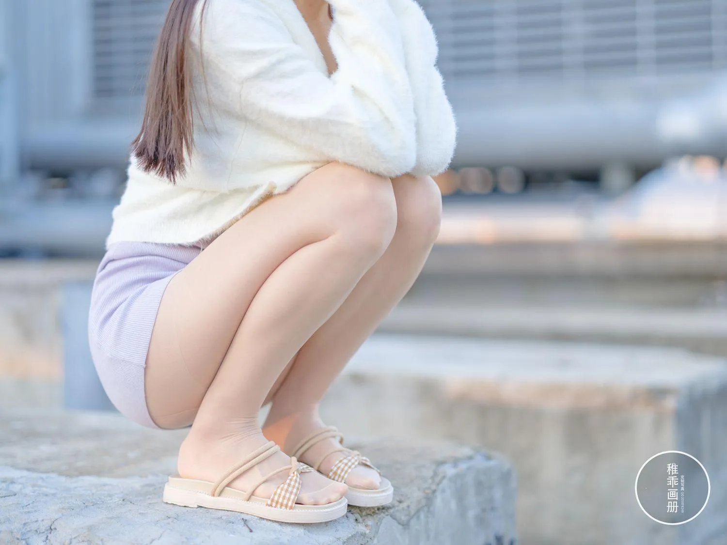 稚乖画册 – NO.15 夜夜 天台停车场肉丝 Lolita [83P]插图9