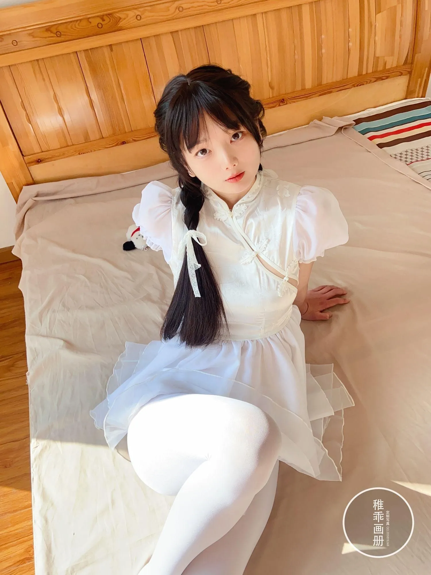 稚乖画册 – NO.16 夜夜 嬉戏 80d白丝 [74P]插图4
