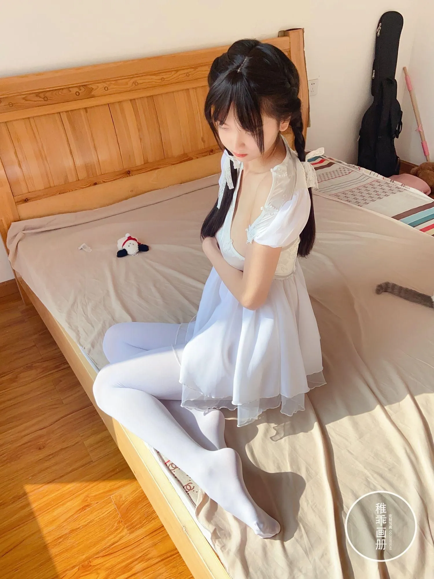 稚乖画册 – NO.16 夜夜 嬉戏 80d白丝 [74P]插图6