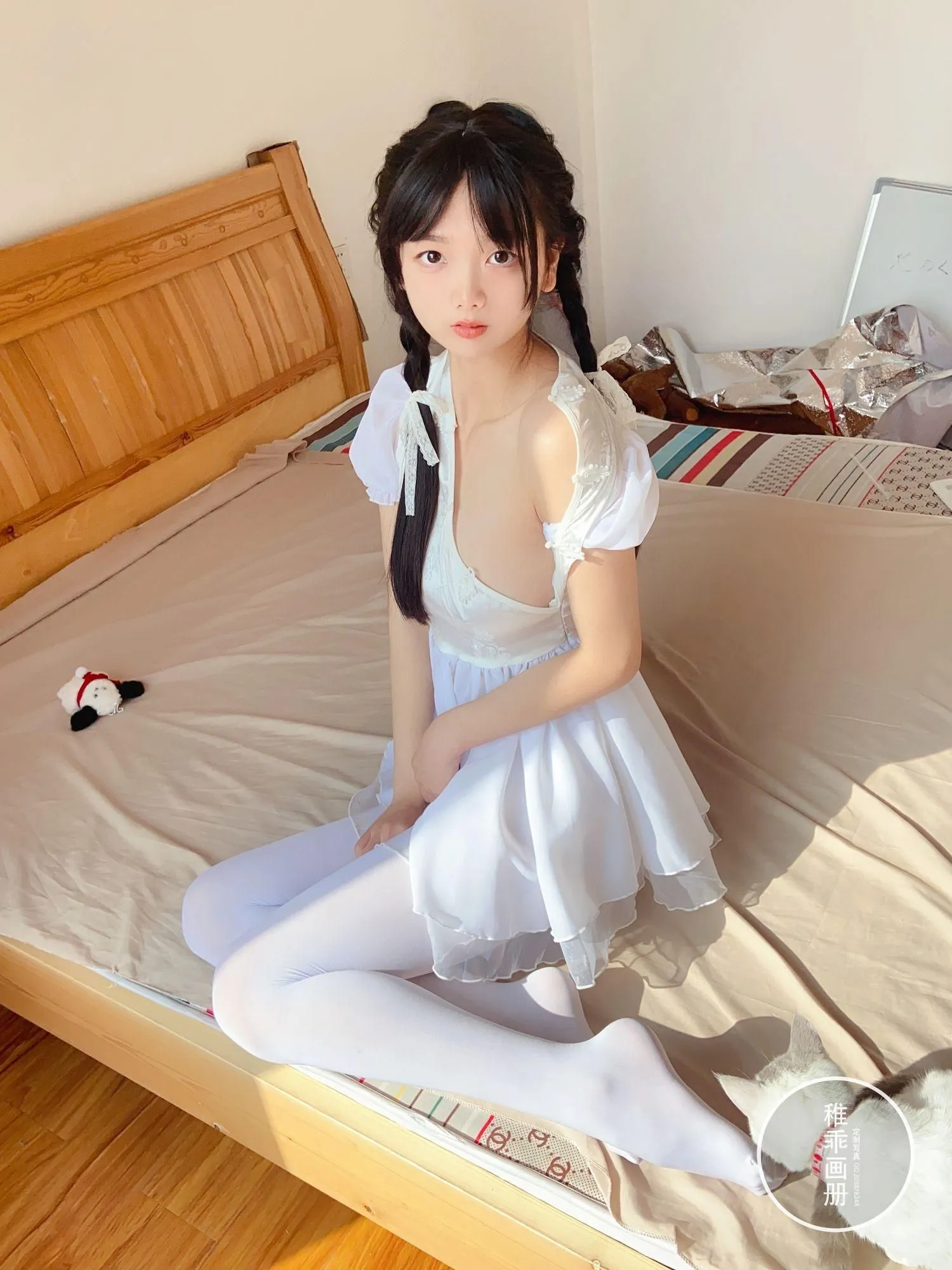 稚乖画册 – NO.16 夜夜 嬉戏 80d白丝 [74P]插图8