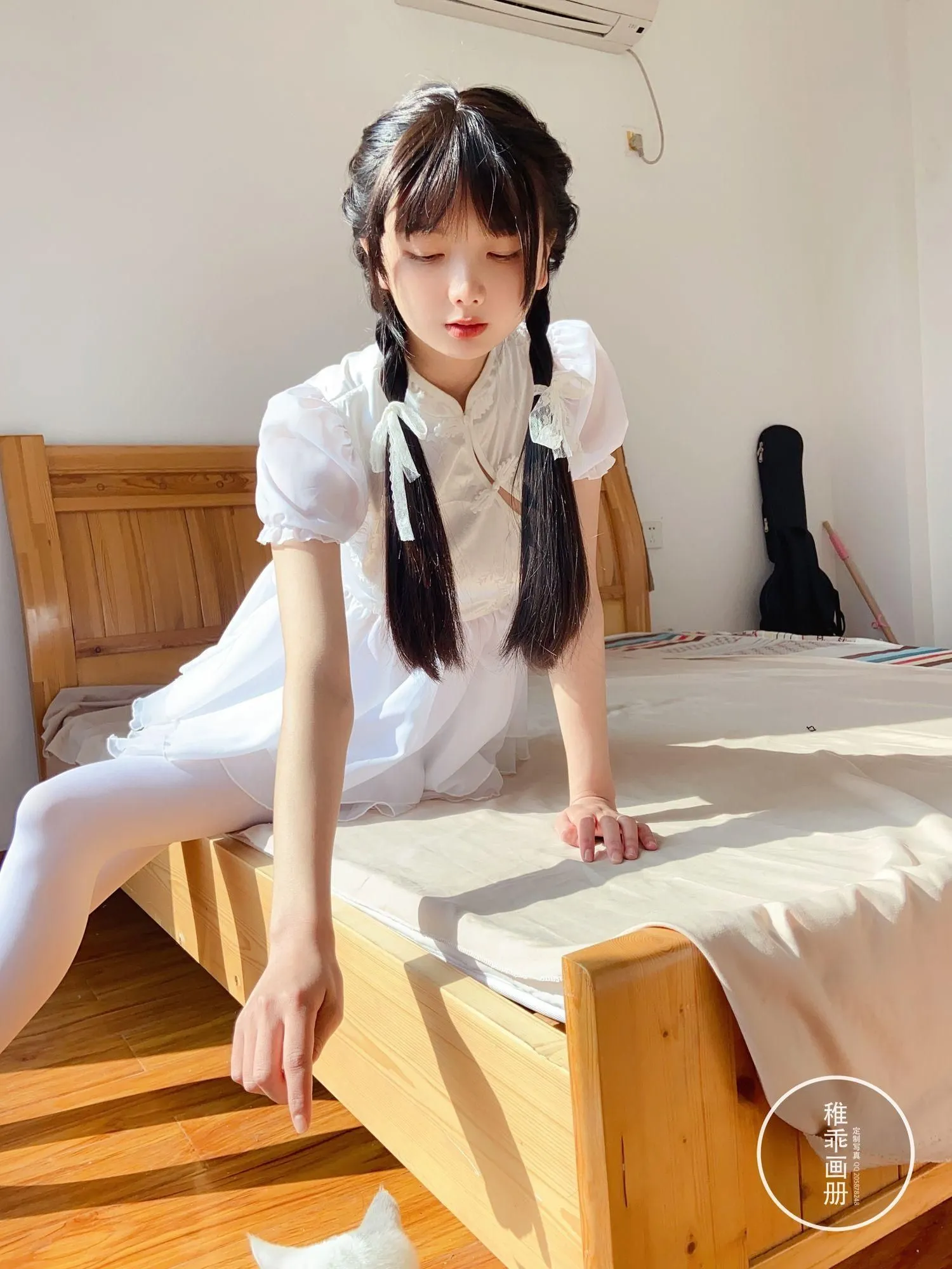 稚乖画册 – NO.16 夜夜 嬉戏 80d白丝 [74P]插图2