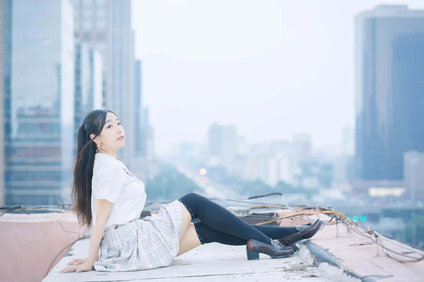 穆零Mu0 – NO.08 天台JK [21P]插图8