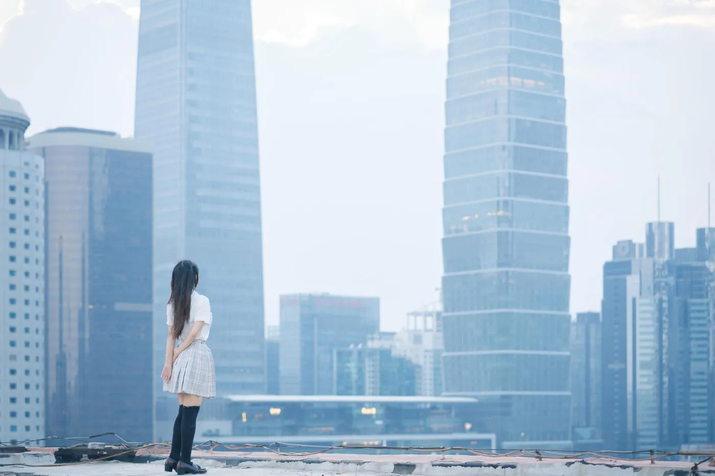 穆零Mu0 – NO.08 天台JK [21P]插图