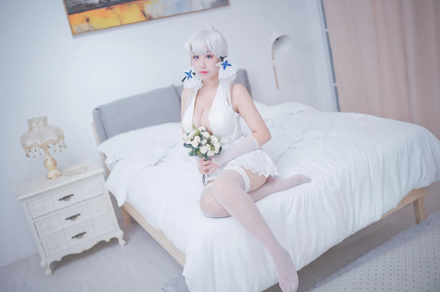 穆零Mu0 – NO.40 光辉婚纱 [30P]插图5