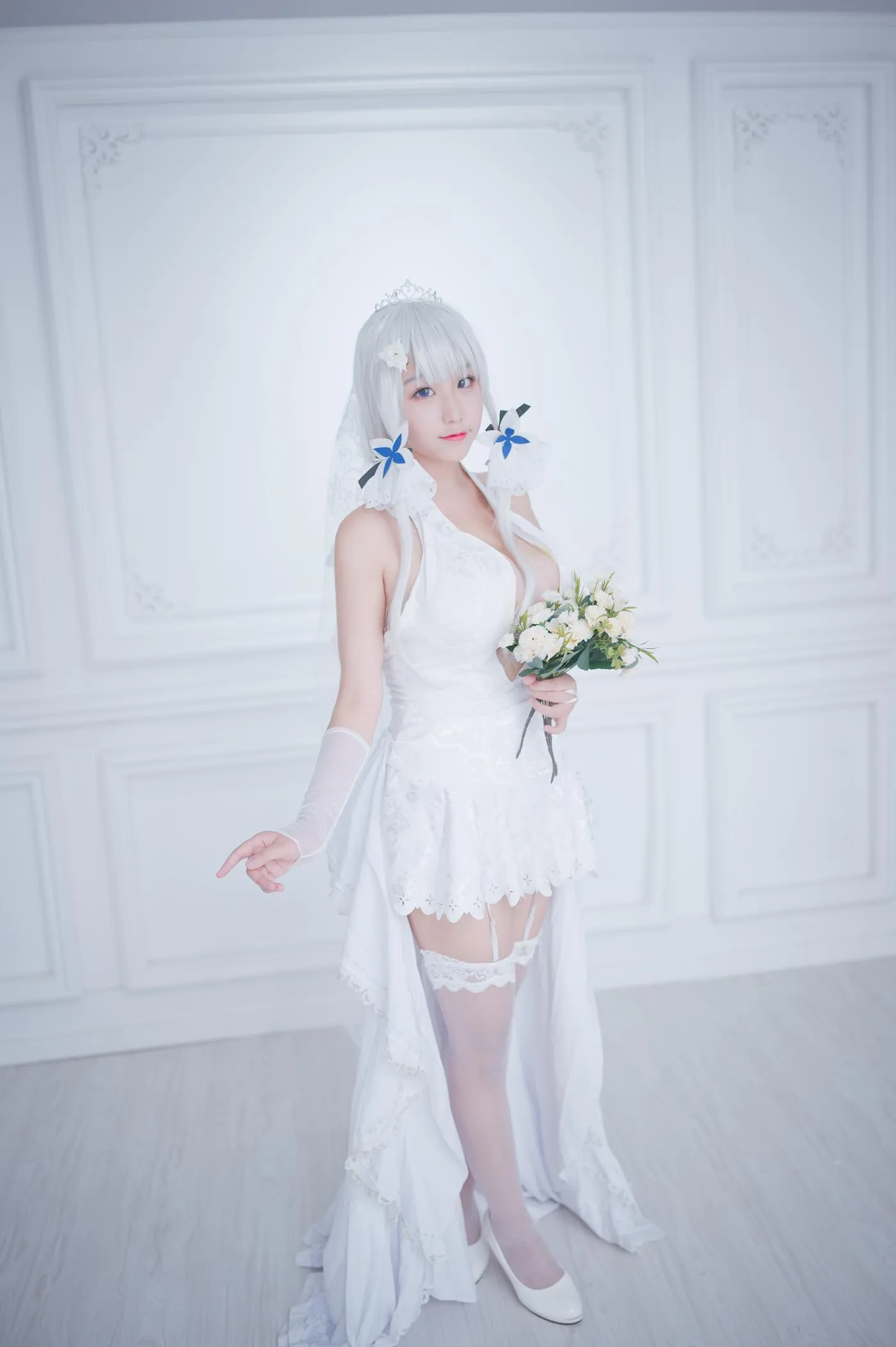 穆零Mu0 – NO.40 光辉婚纱 [30P]插图1