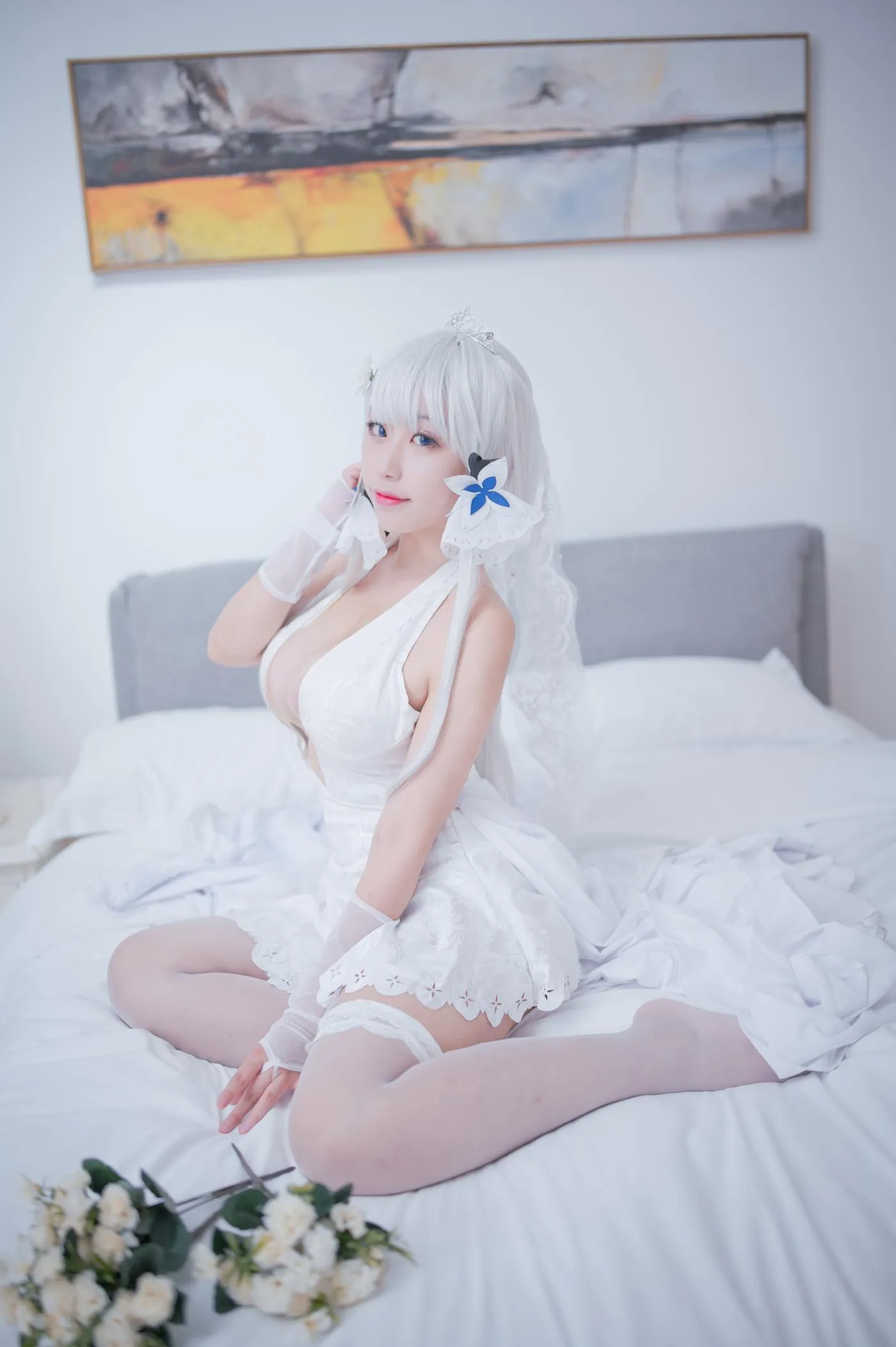 穆零Mu0 – NO.40 光辉婚纱 [30P]插图9