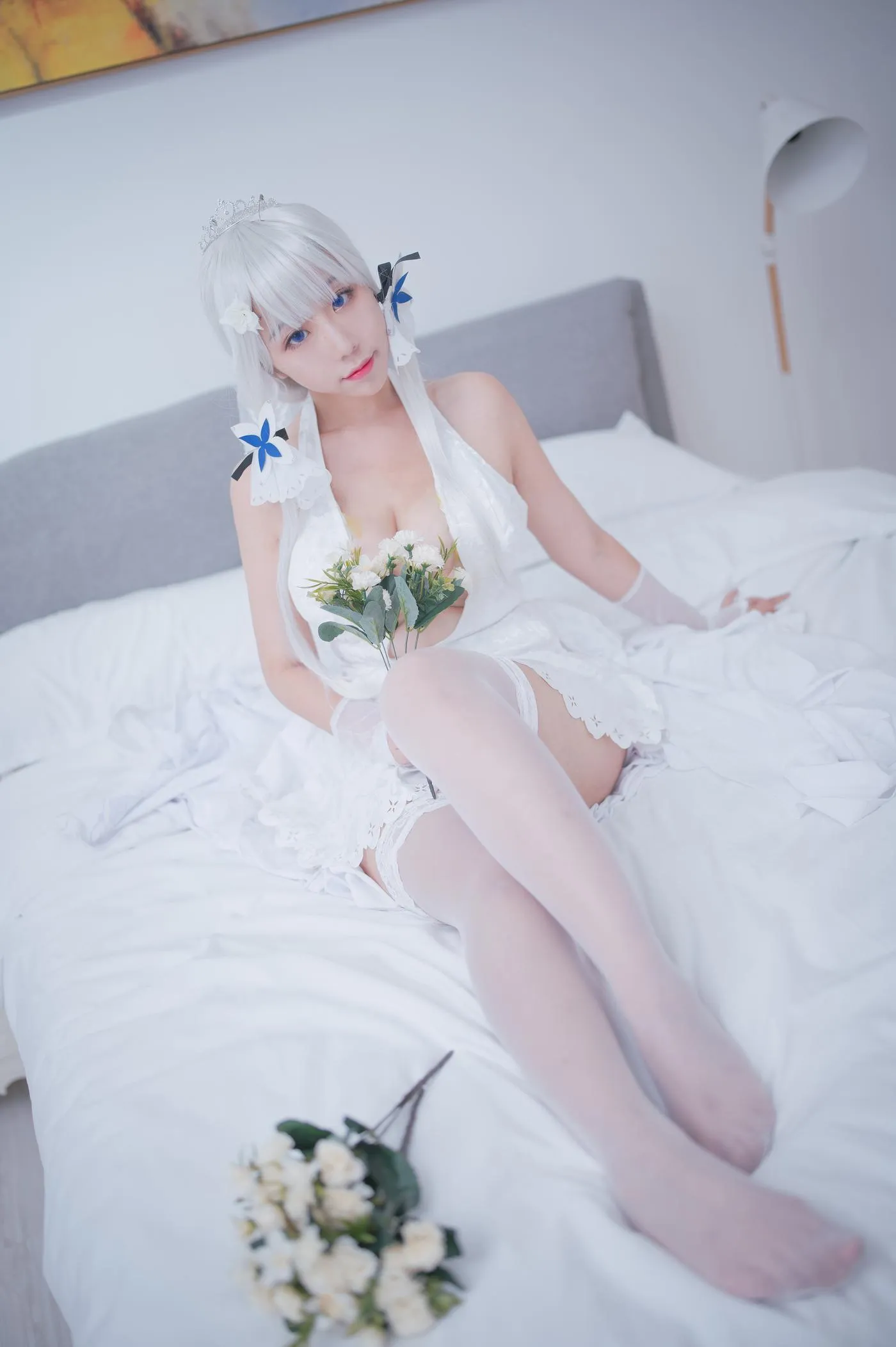 穆零Mu0 – NO.40 光辉婚纱 [30P]插图1