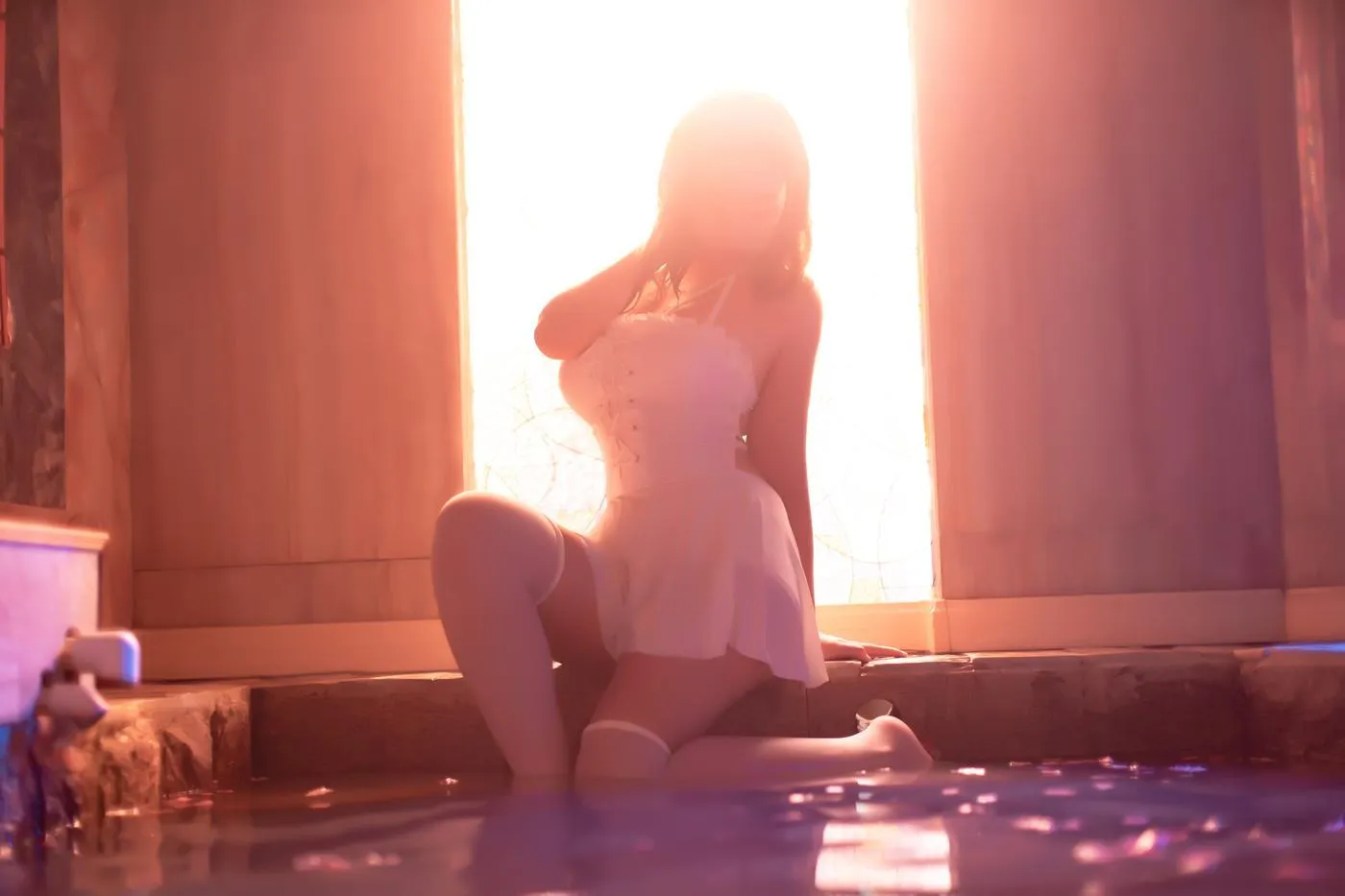 穆零Mu0 – VOL.12 写真小合集-温泉倒影 [54P]插图6