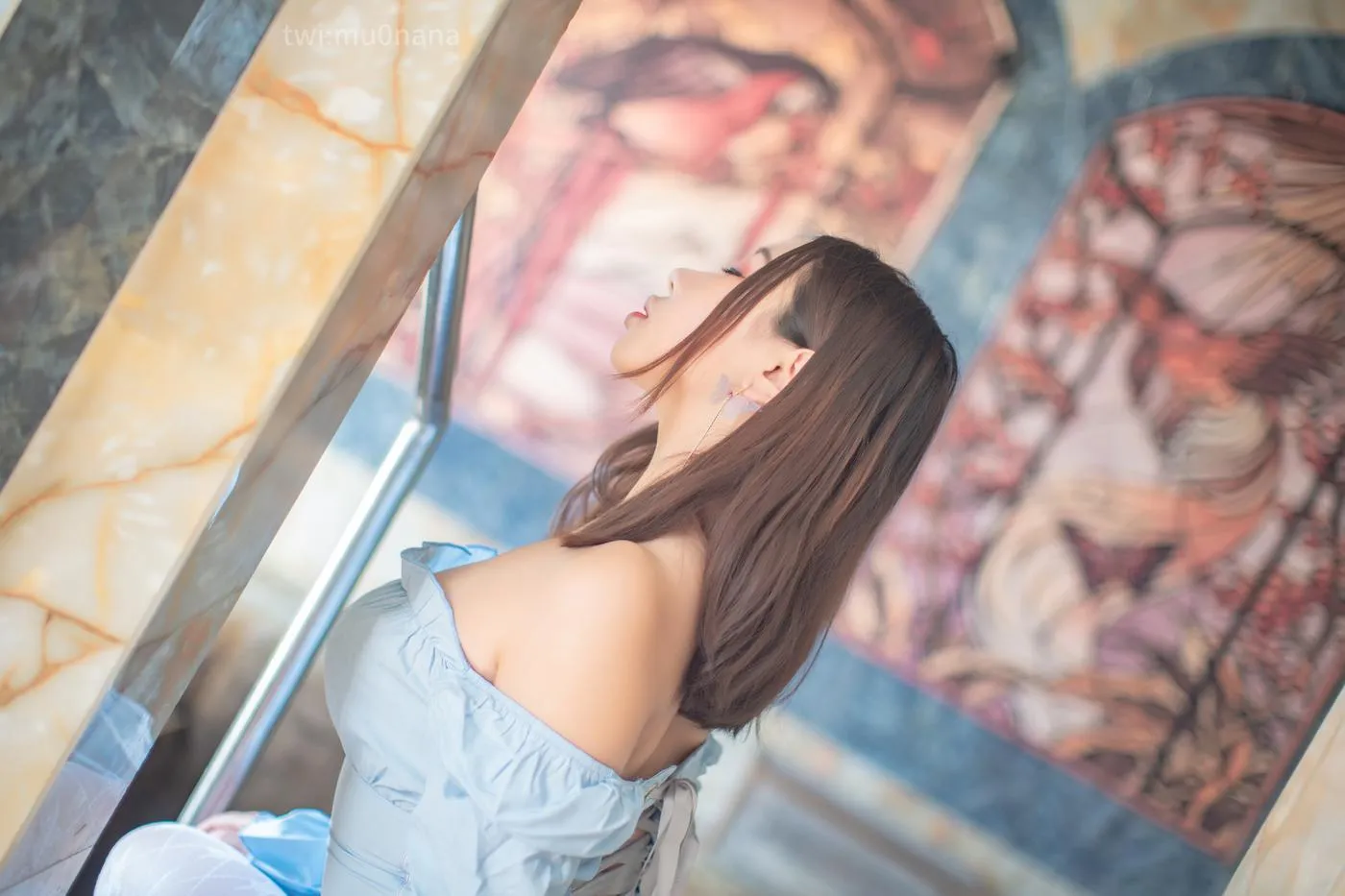 穆零Mu0 – VOL.12 写真小合集-温泉白丝 [37P]插图8