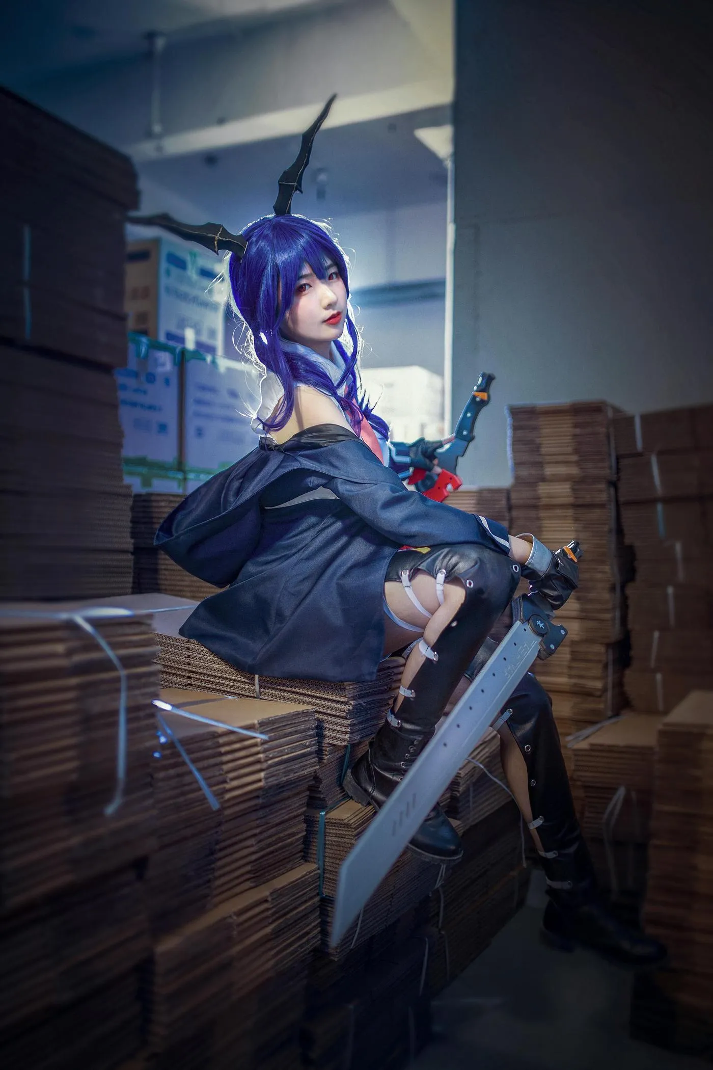 绫Aya – NO.09 明日方舟陈cos [9P]插图6