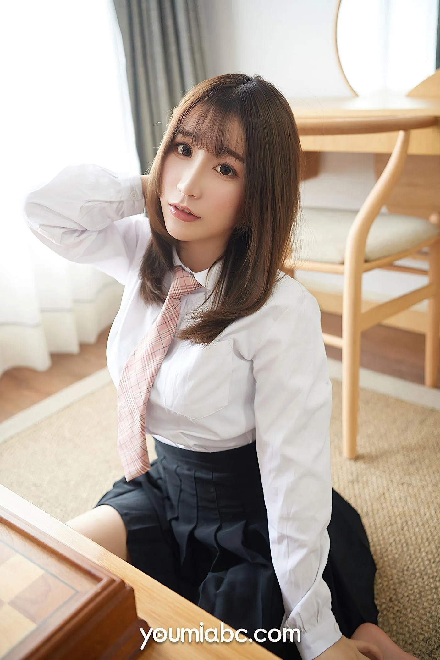 [YouMi尤蜜] 2020.05.03 -学生妹の制服诱惑 绯月樱-Cherry [50P]插图6