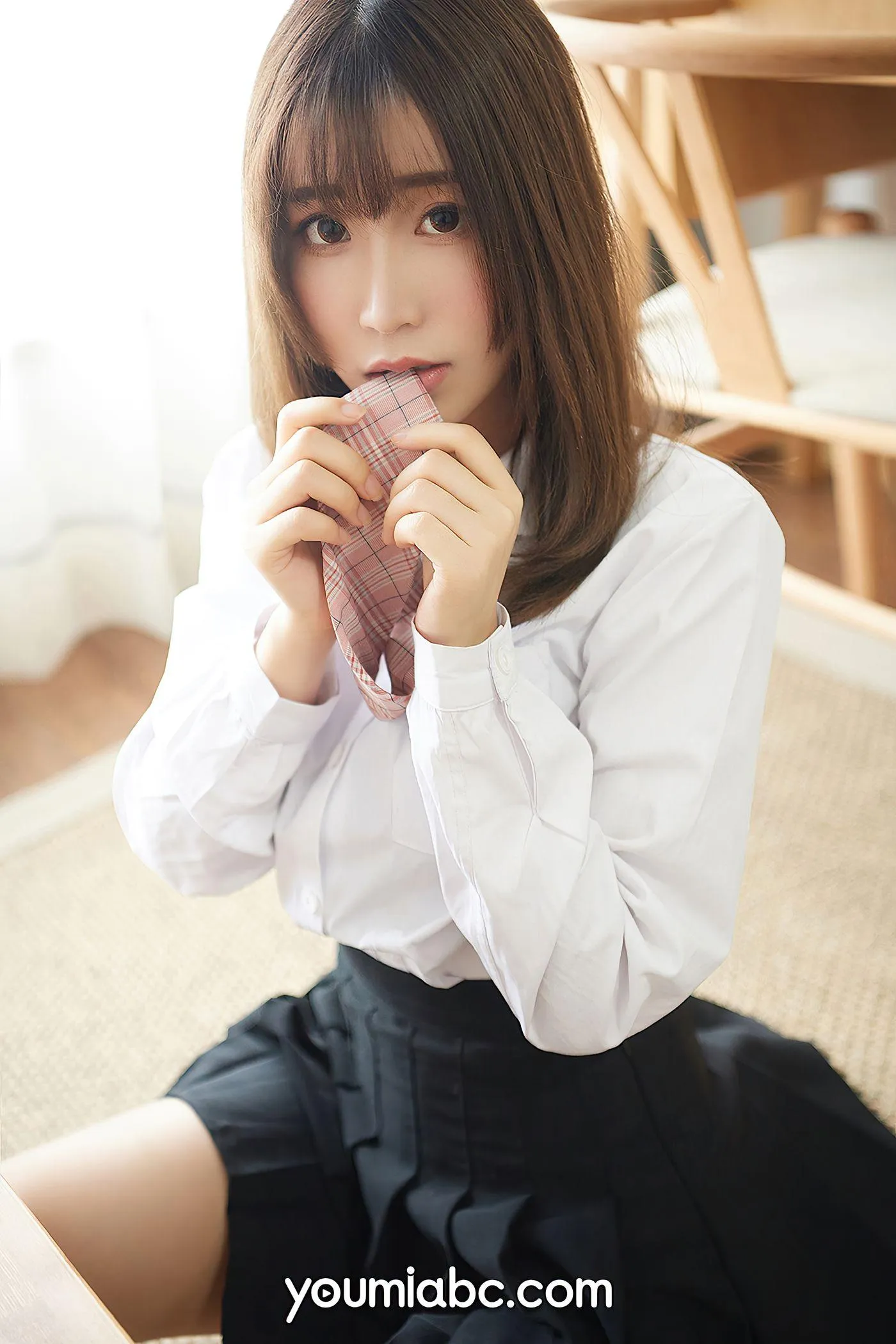 [YouMi尤蜜] 2020.05.03 -学生妹の制服诱惑 绯月樱-Cherry [50P]插图8