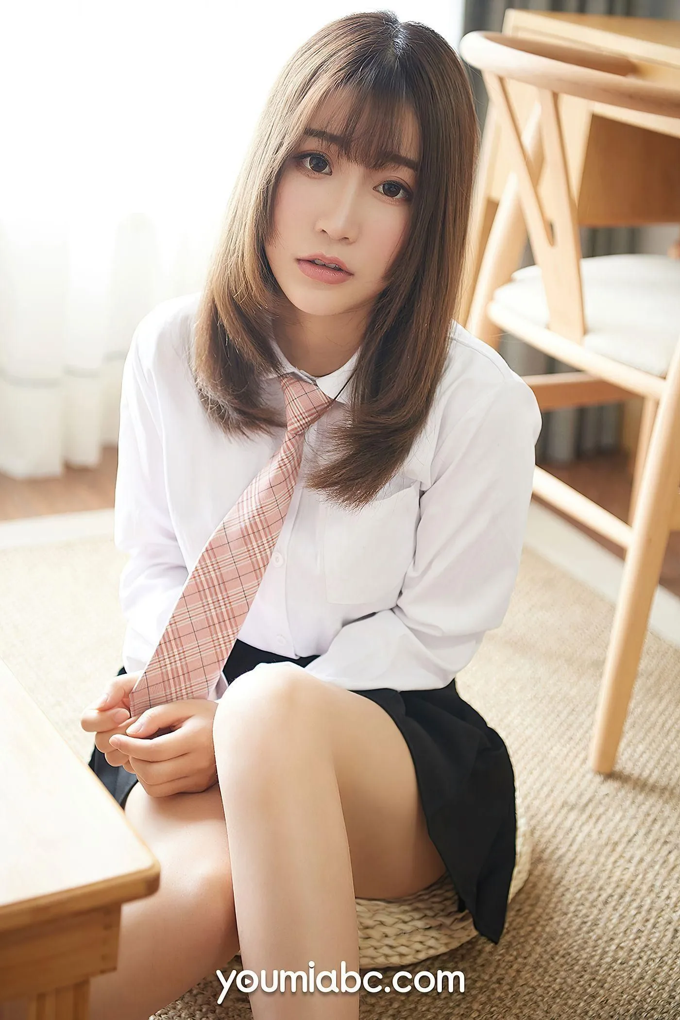 [YouMi尤蜜] 2020.05.03 -学生妹の制服诱惑 绯月樱-Cherry [50P]插图8