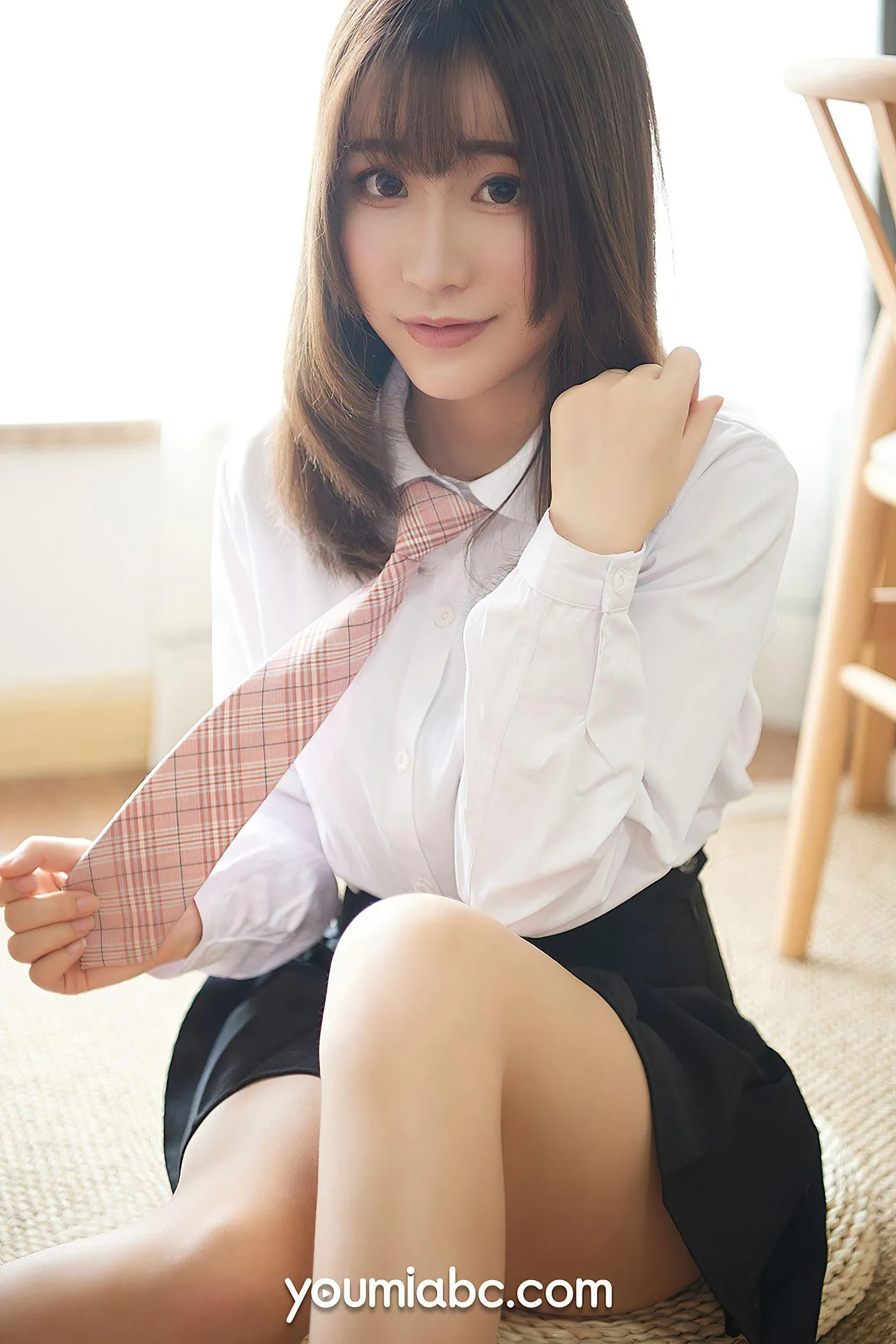 [YouMi尤蜜] 2020.05.03 -学生妹の制服诱惑 绯月樱-Cherry [50P]插图9