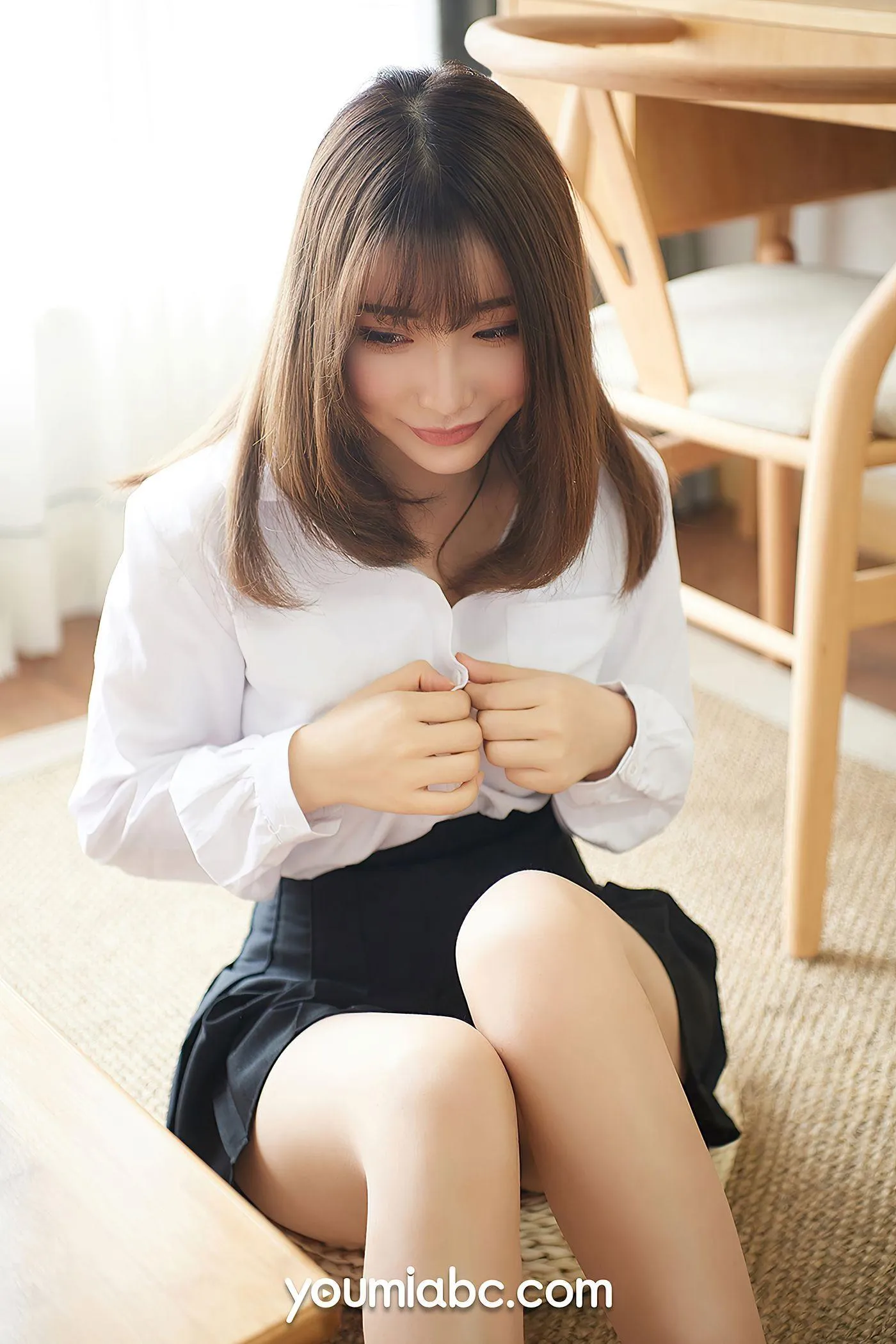 [YouMi尤蜜] 2020.05.03 -学生妹の制服诱惑 绯月樱-Cherry [50P]插图