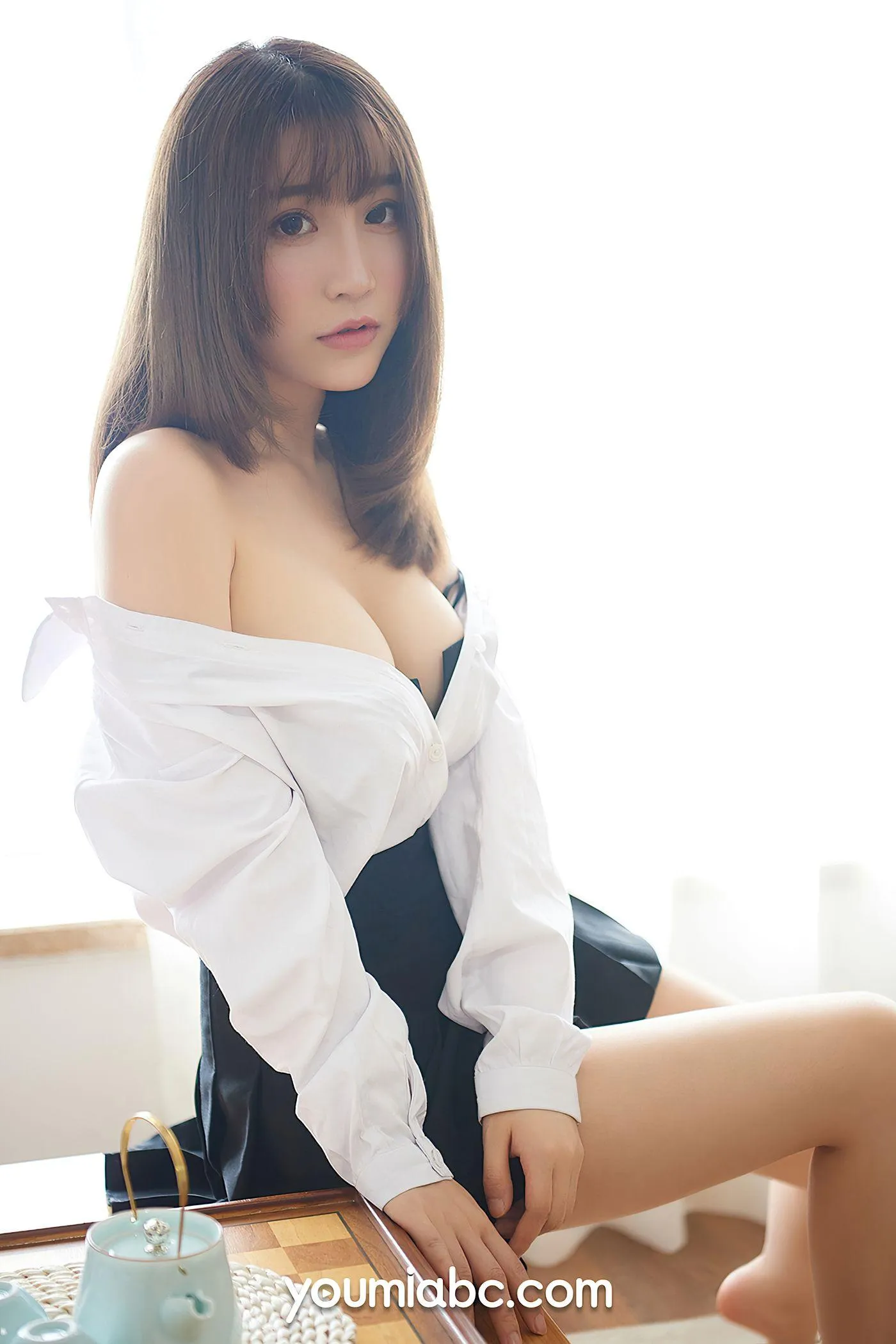[YouMi尤蜜] 2020.05.03 -学生妹の制服诱惑 绯月樱-Cherry [50P]插图1