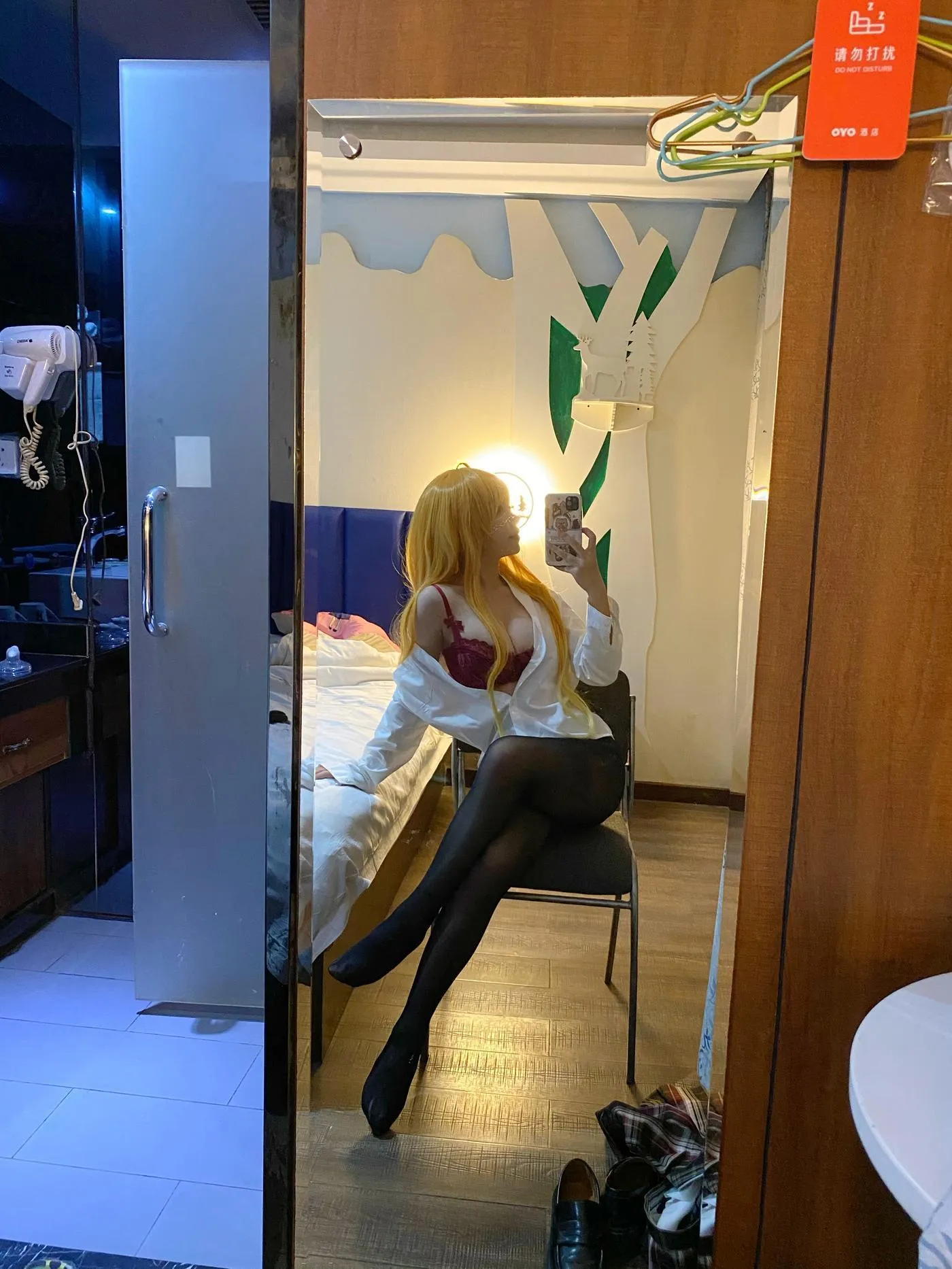 芋圆侑子 – NO.13 金毛不良jk [43P]插图1