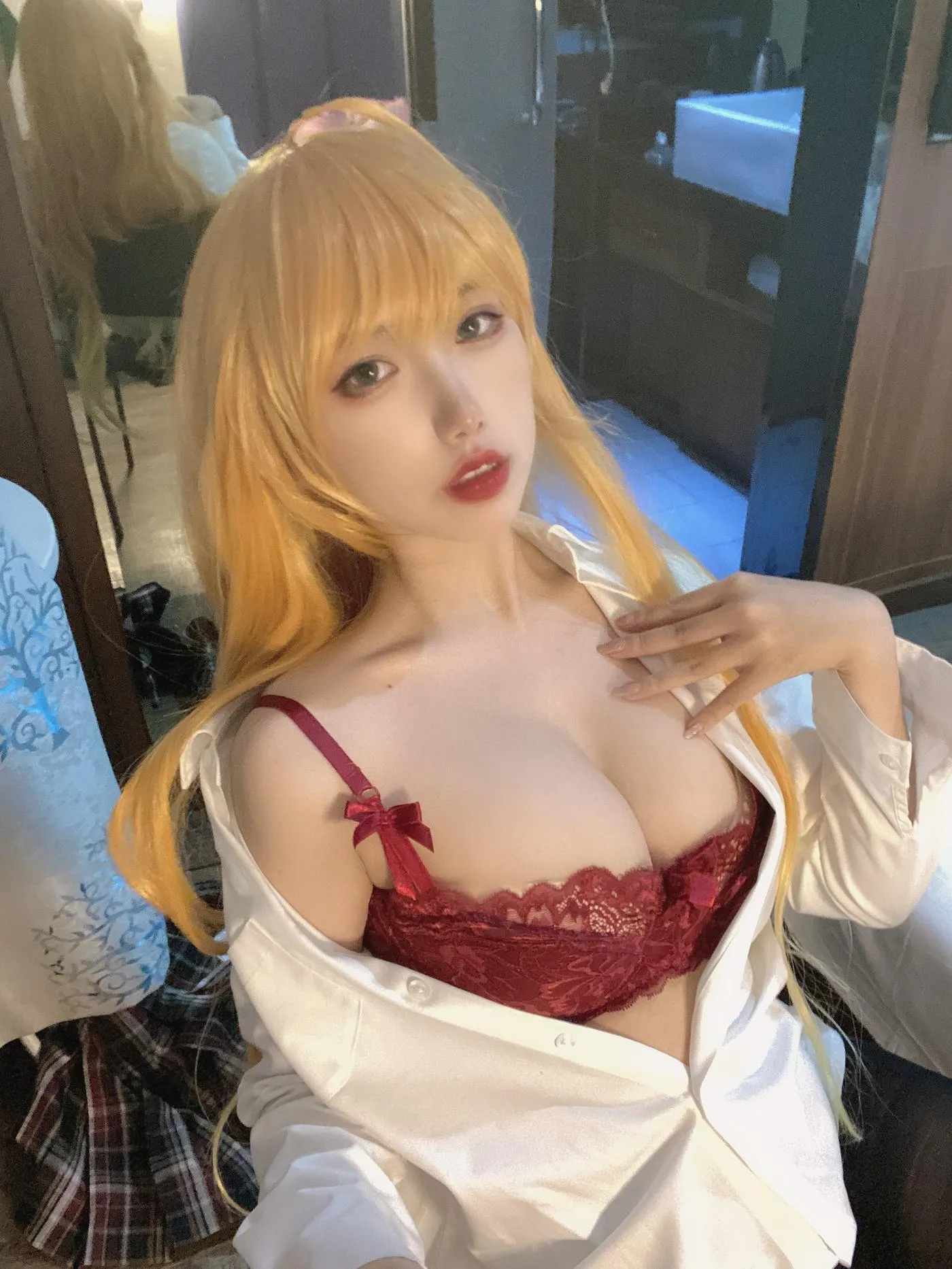 芋圆侑子 – NO.13 金毛不良jk [43P]插图7