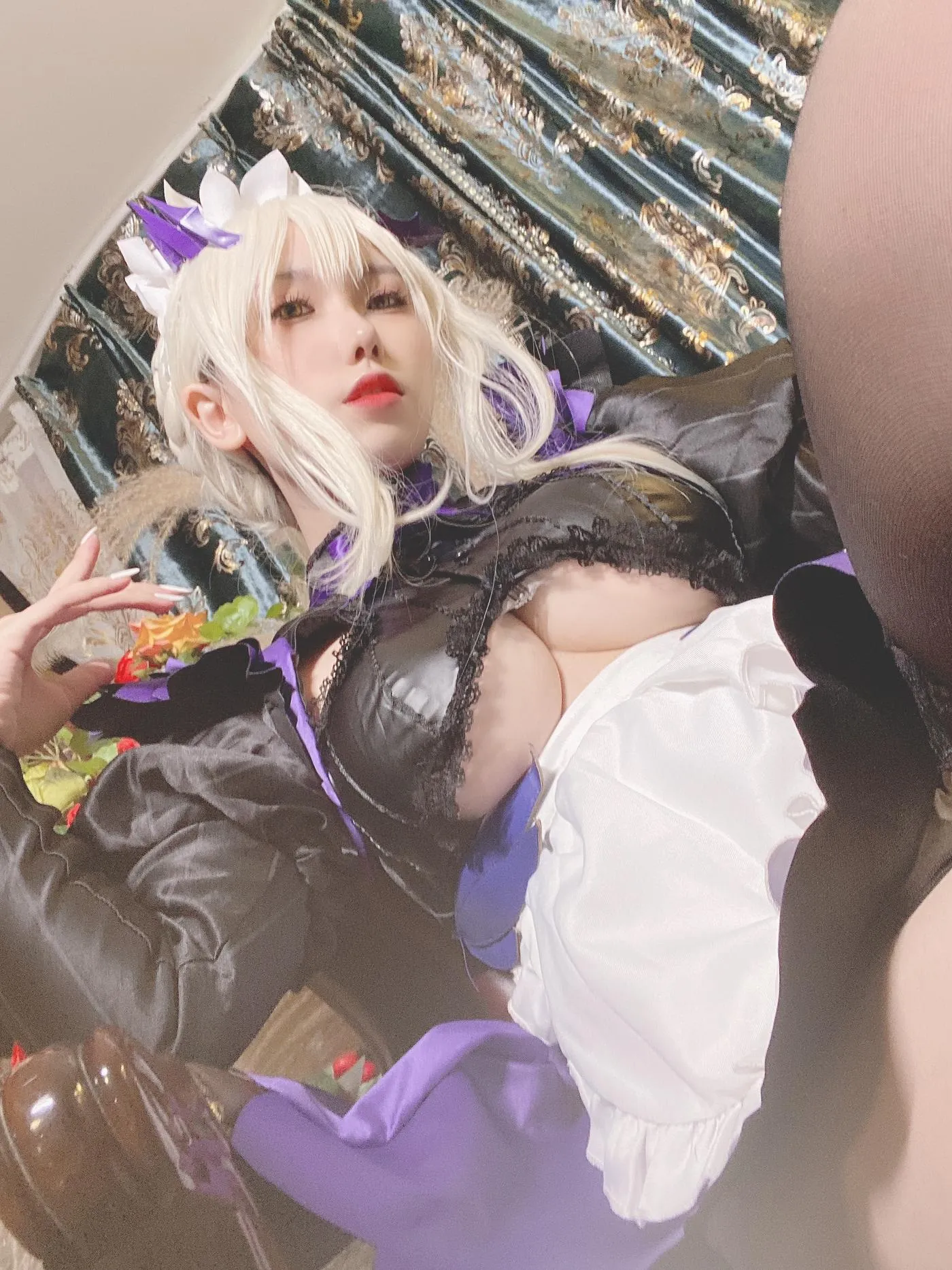 芋圆侑子 – NO.17 黑枪呆女仆自拍 24P3V-211MB] [24P]插图5