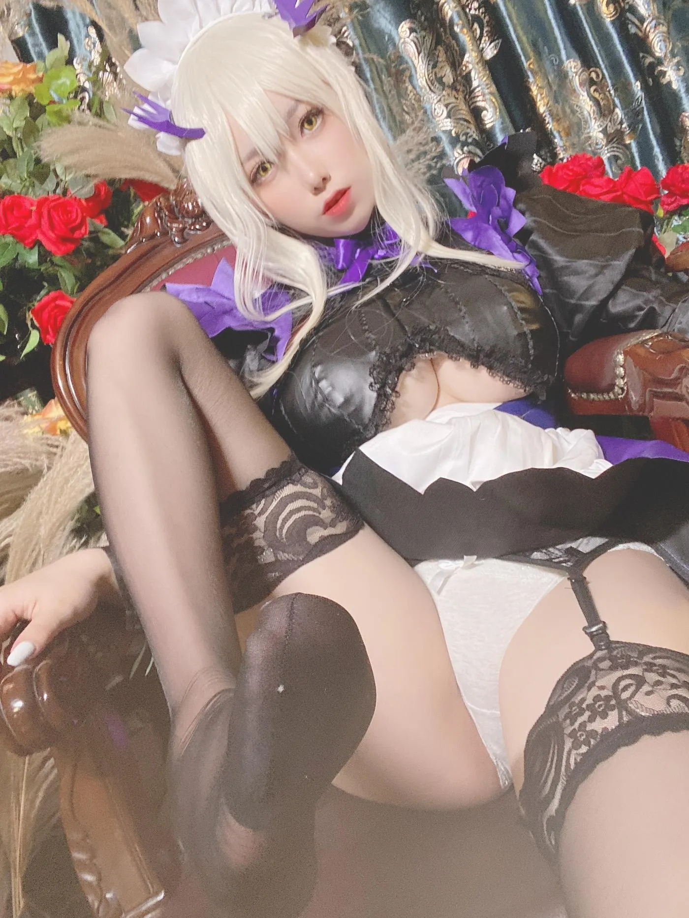 芋圆侑子 – NO.17 黑枪呆女仆自拍 24P3V-211MB] [24P]插图2