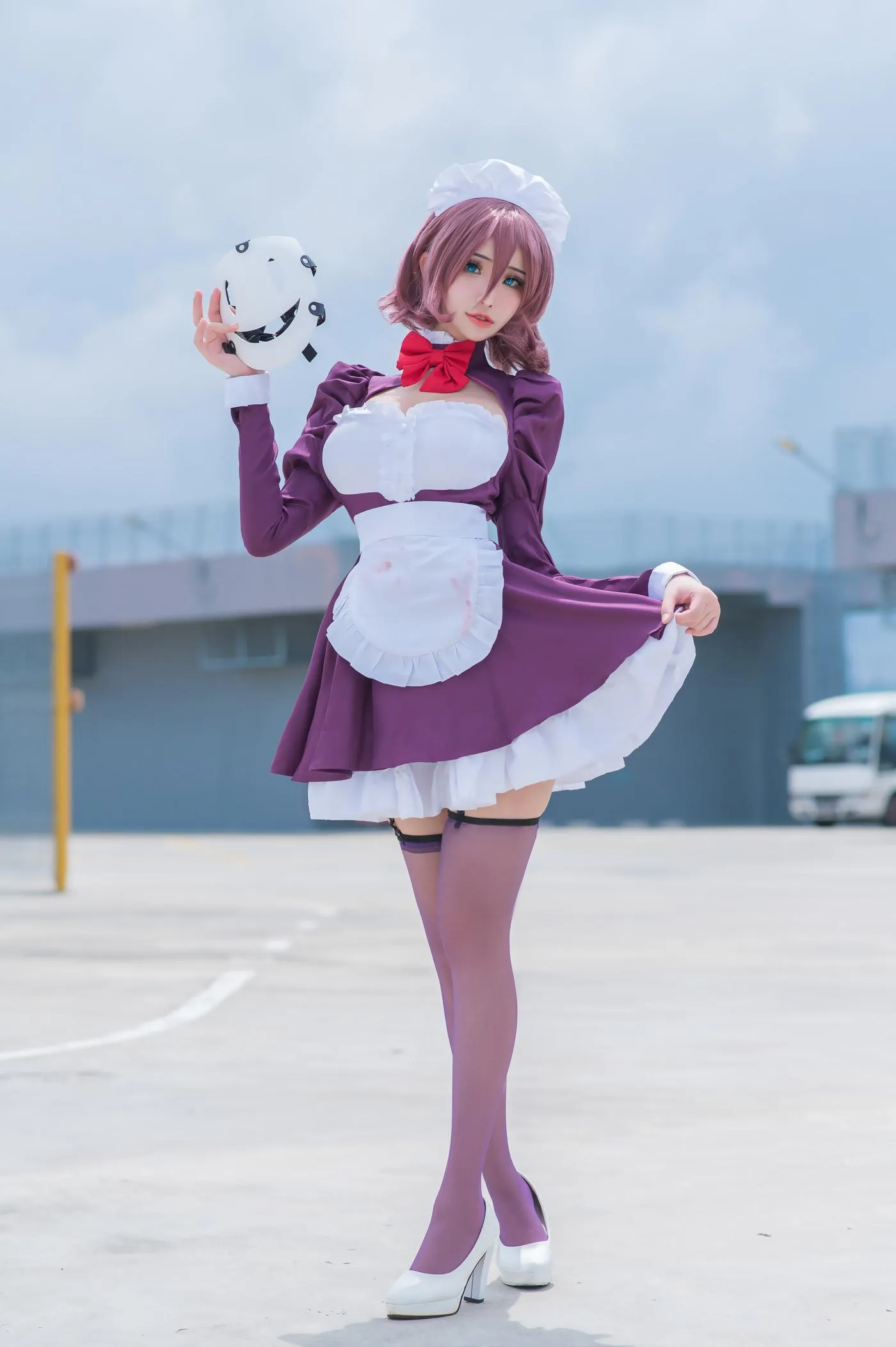 花リリ(Plant Lily) – NO.03 Maid Mask [12P]插图